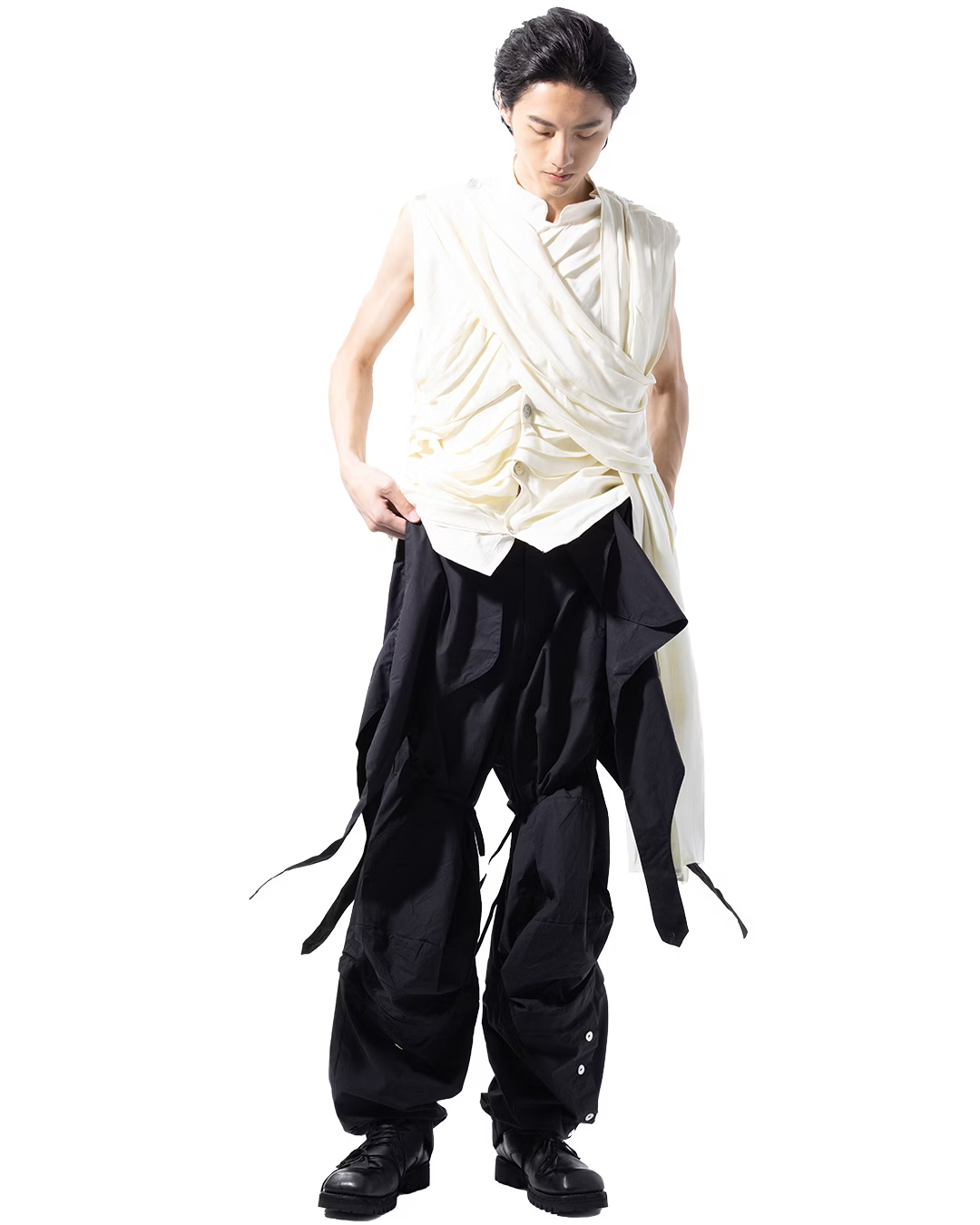 aenrmous_TSUKI VEST (Cornsilk)