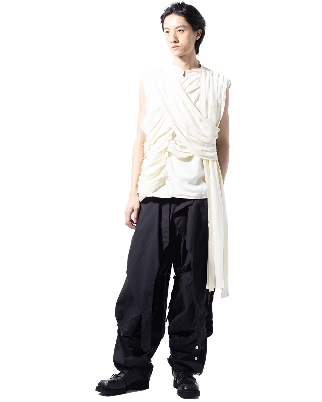aenrmous_TSUKI VEST (Cornsilk)