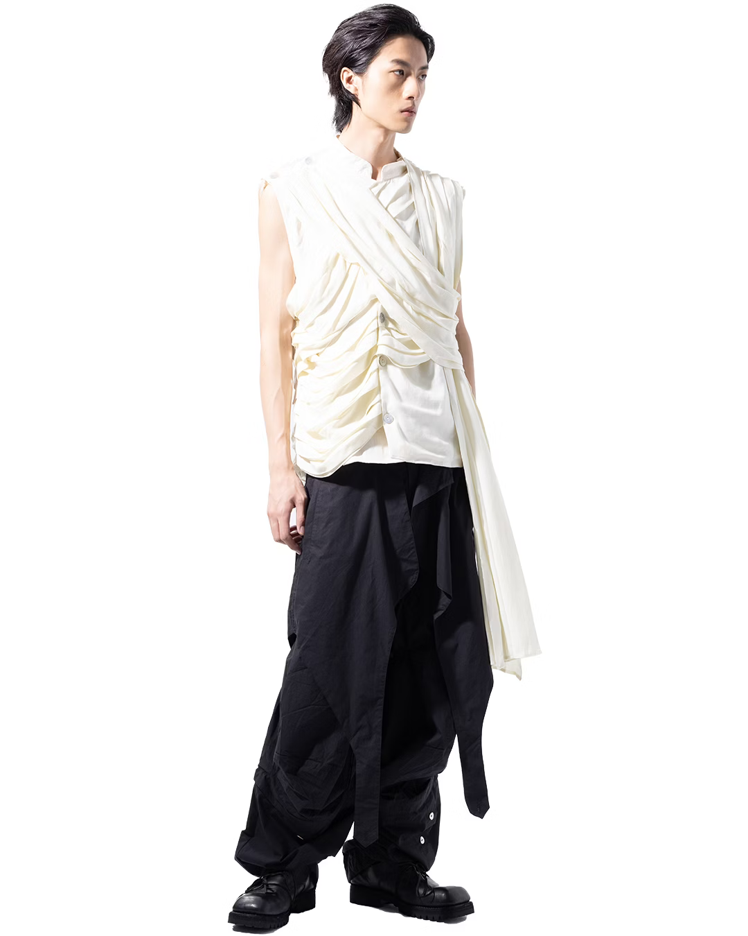 aenrmous_TSUKI VEST (Cornsilk)