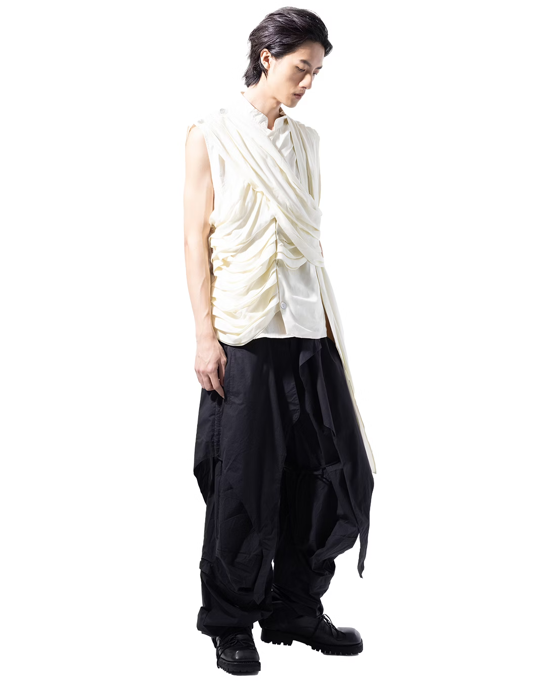 aenrmous_TSUKI VEST (Cornsilk)