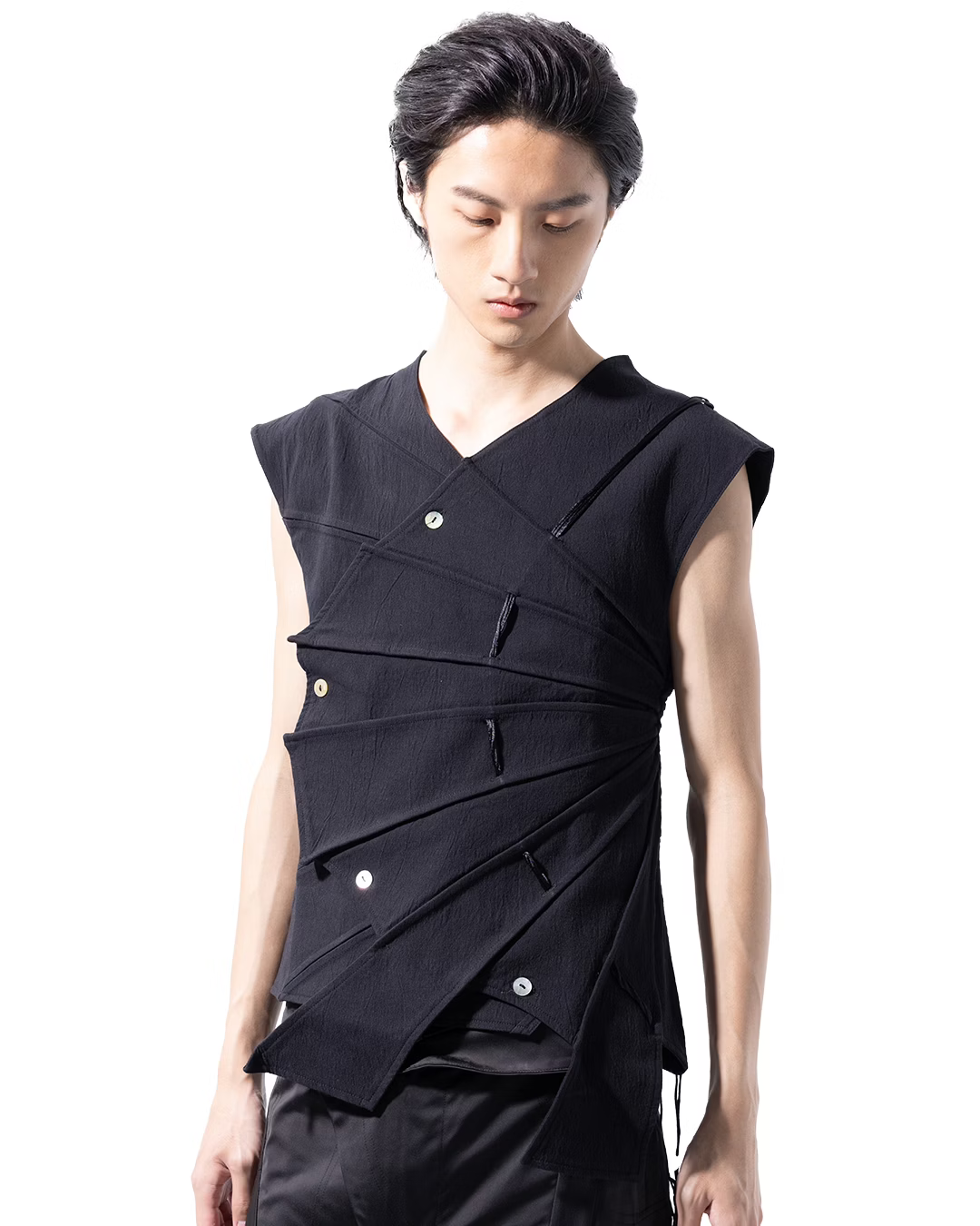 aenrmous_NISSIN VEST (Black)