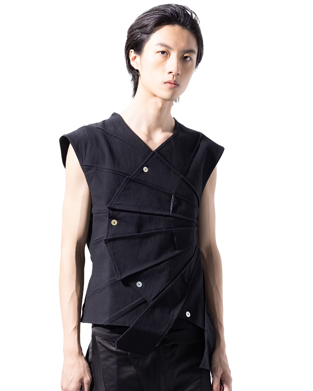 aenrmous_NISSIN VEST (Black)