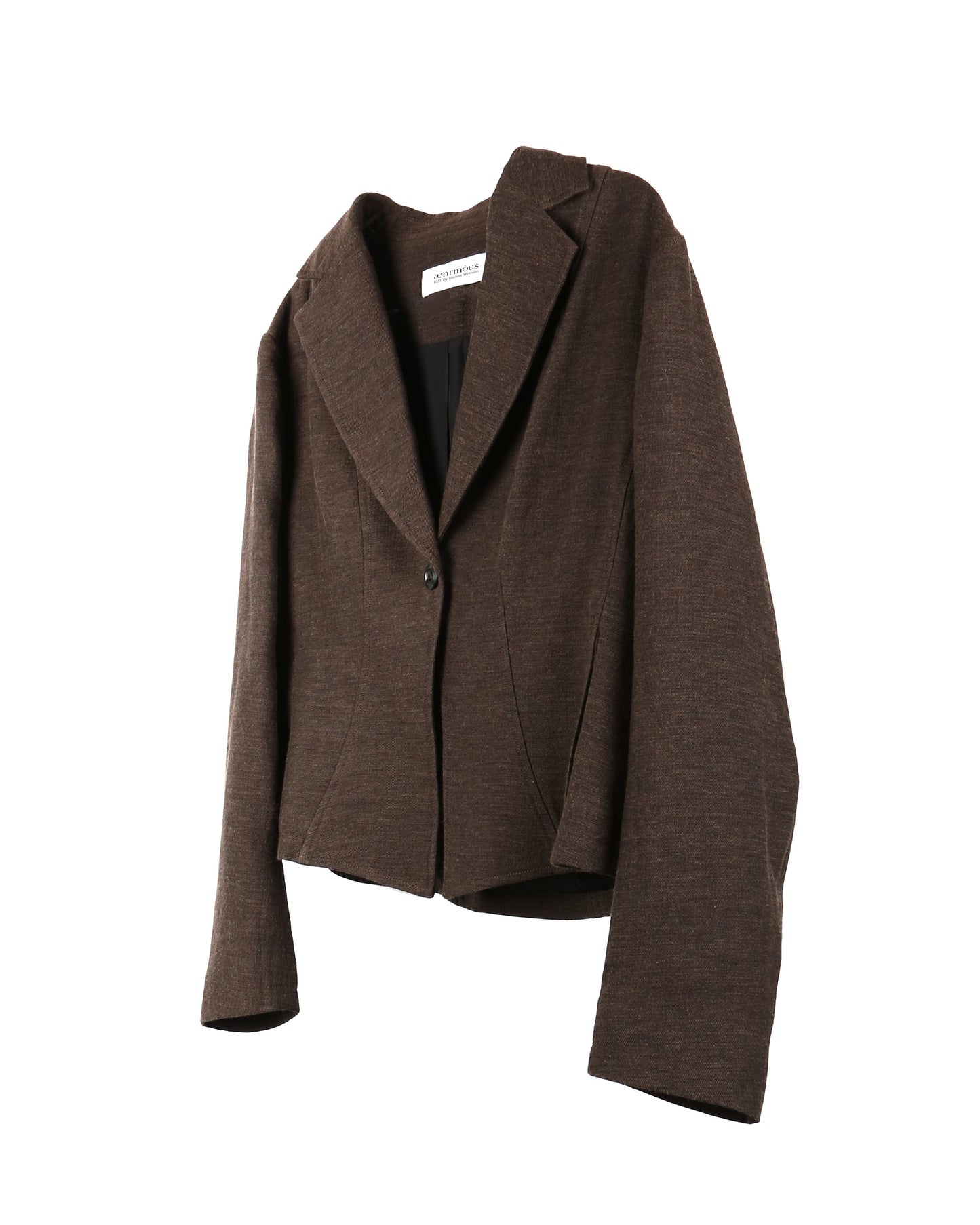 aenrmous_LINELLAE BLAZER (Brown)