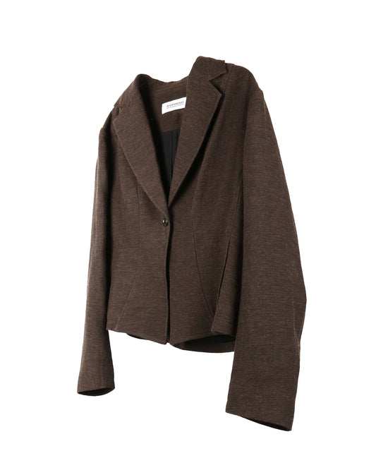 aenrmous_LINELLAE BLAZER (Brown)