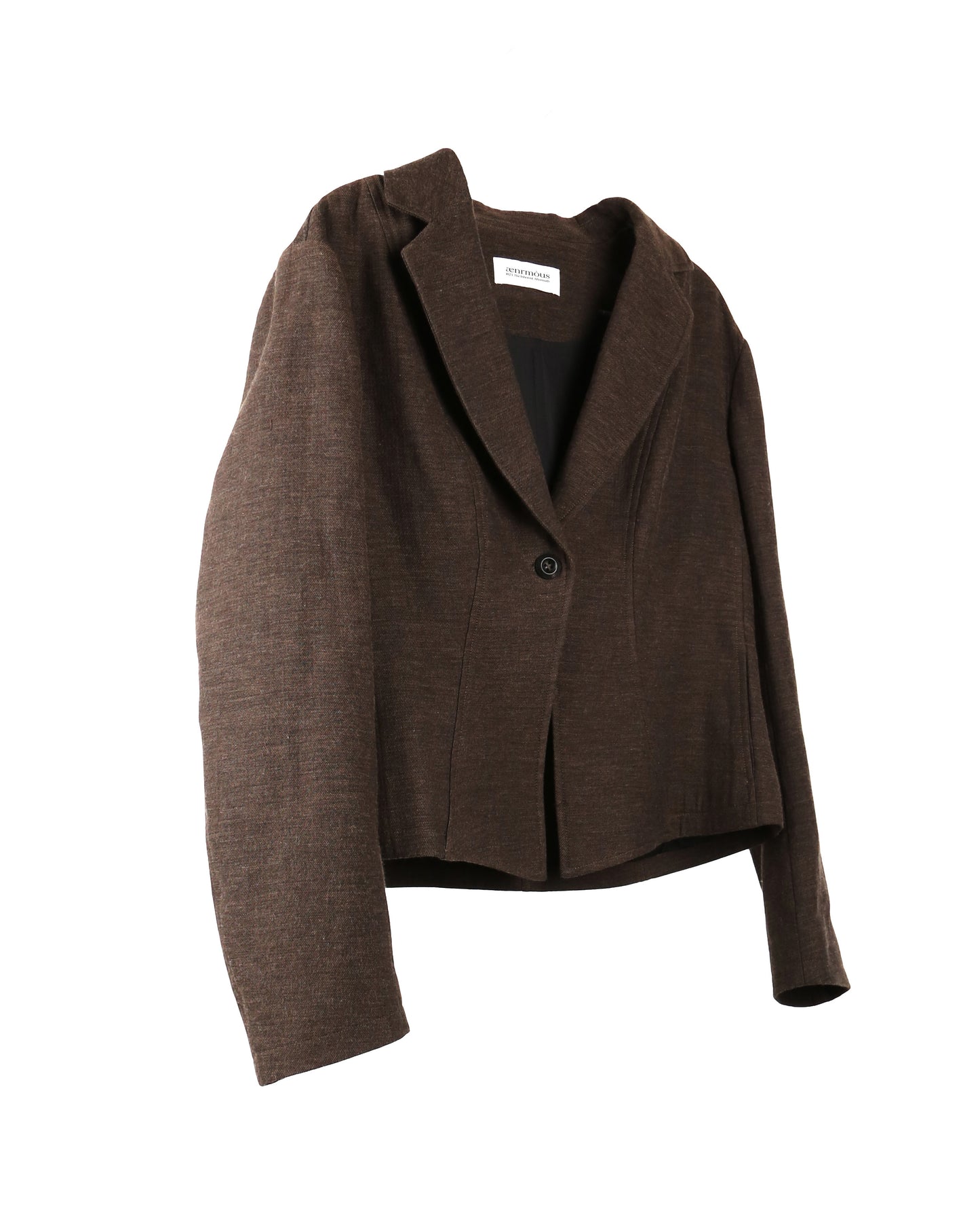 aenrmous_LINELLAE BLAZER (Brown)