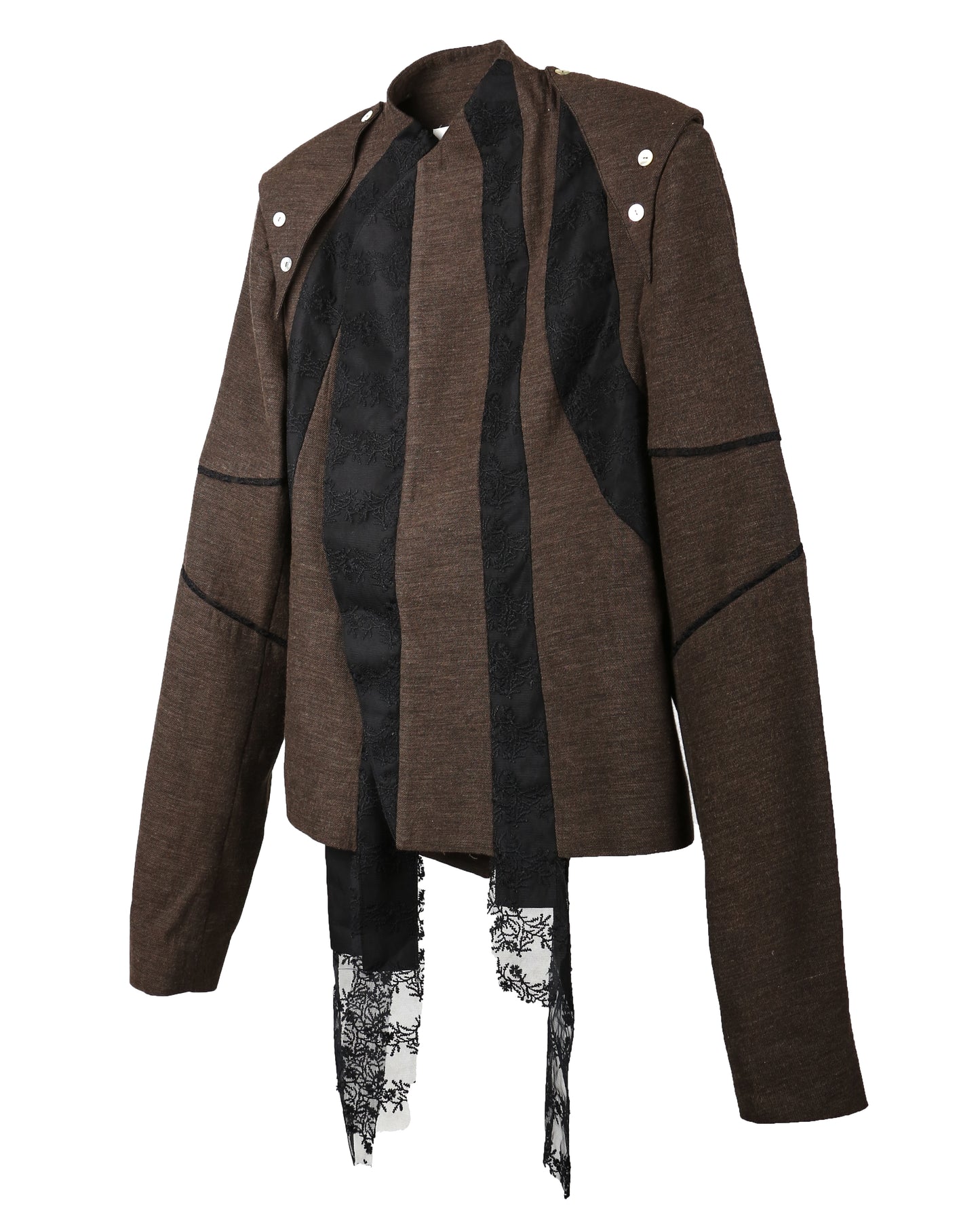 aenrmous_POE JACKET (Brown)