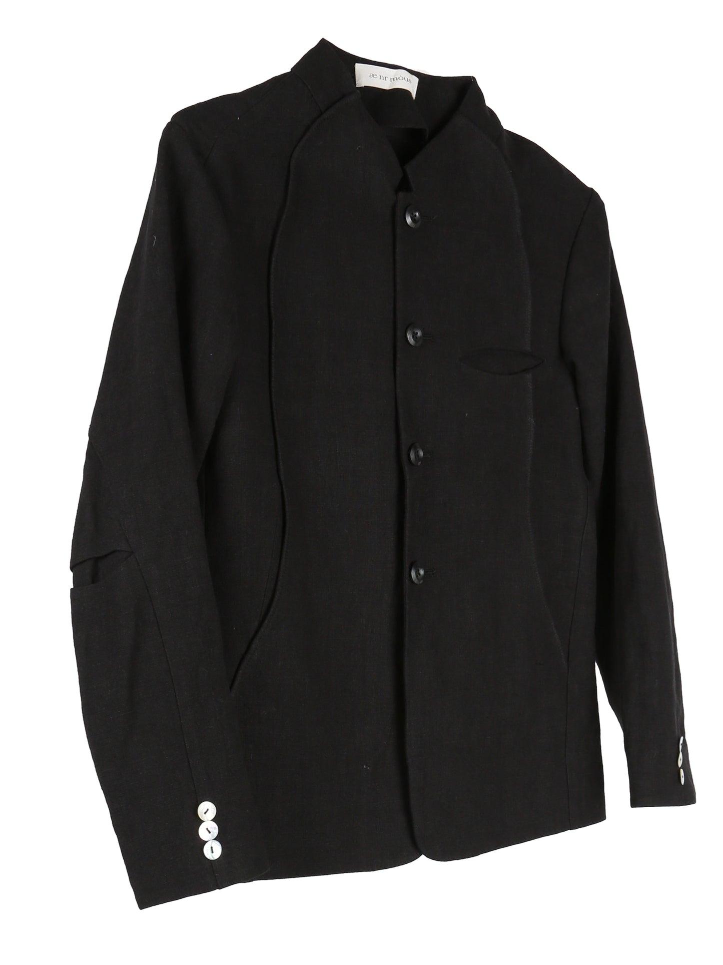 aenrmous_VINE LINE BLAZER (Black)