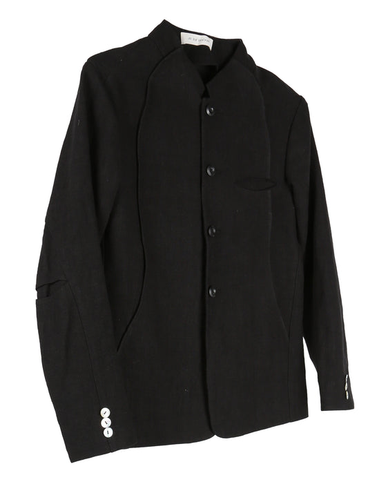aenrmous_VINE LINE BLAZER (Black)