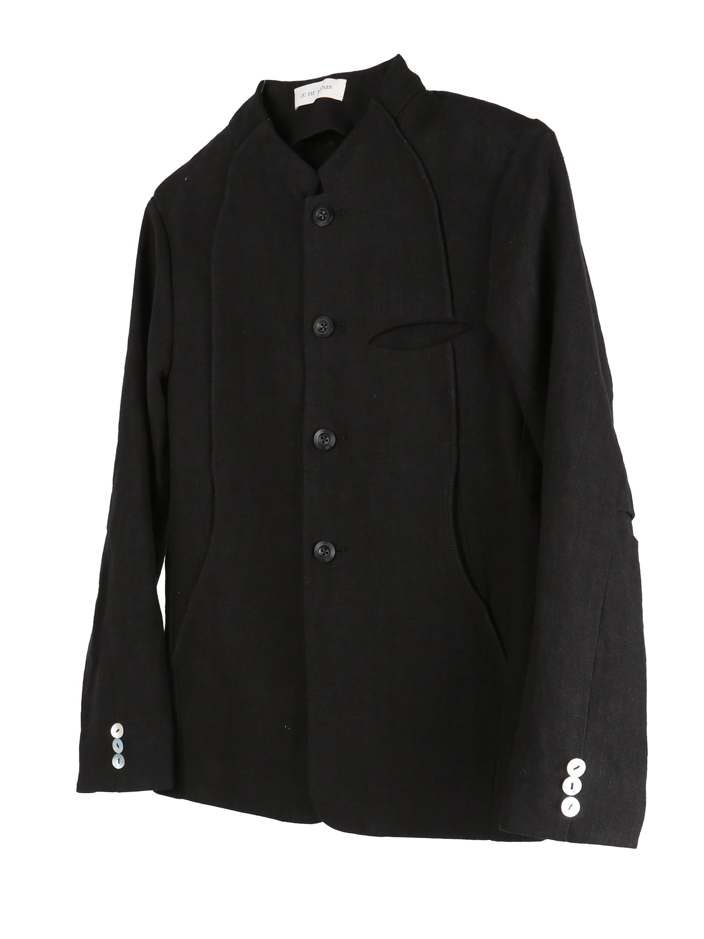 aenrmous_VINE LINE BLAZER (Black)