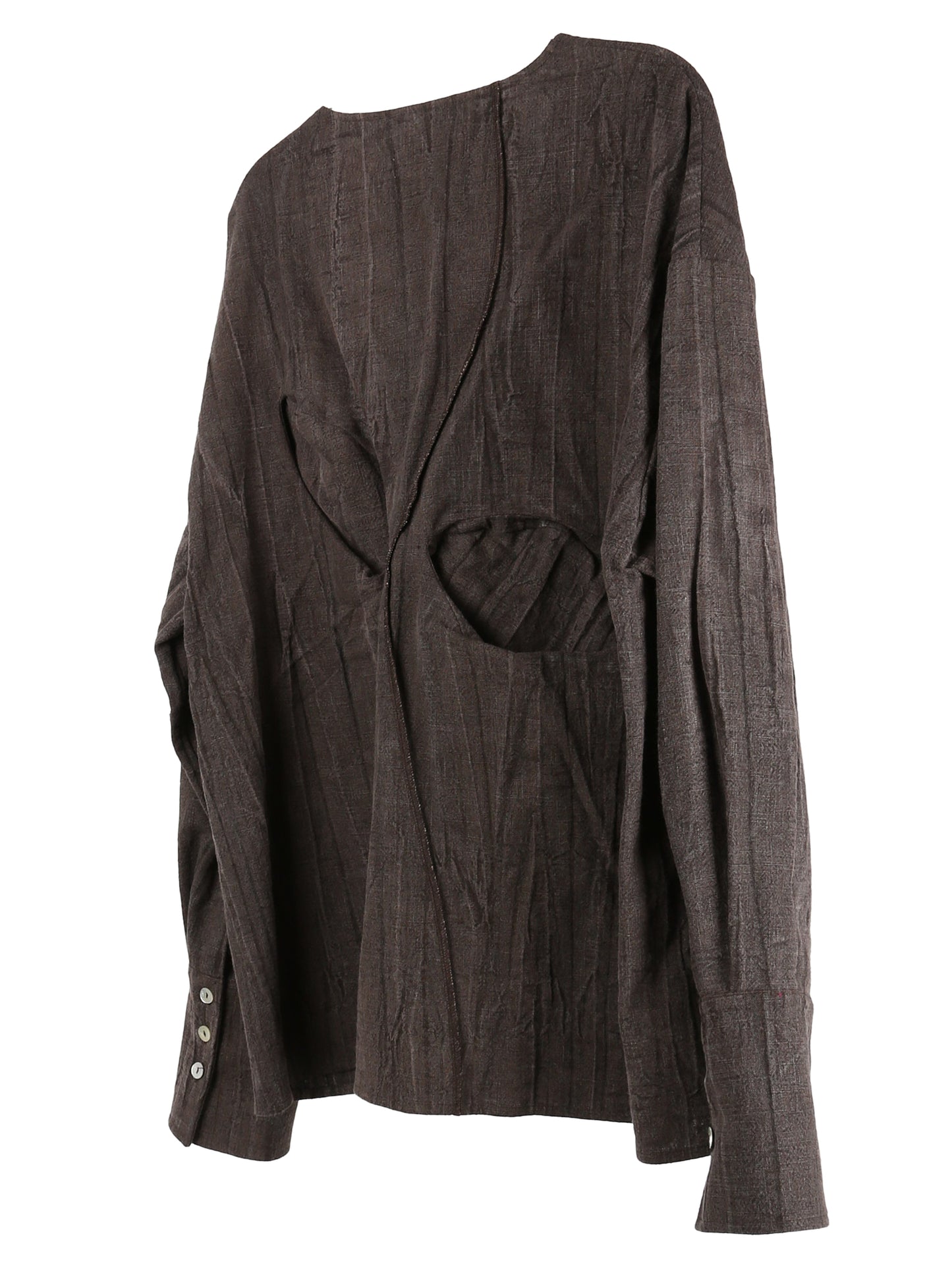 aenrmous_PRIMAL BOHO SHIRT (Brown)
