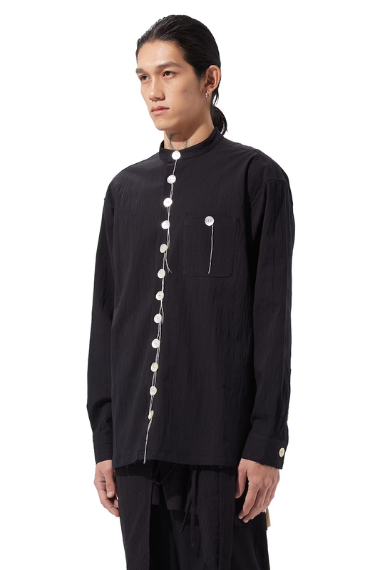 aenrmous_BORDERLINE SHIRT-PART I 1023 (Black)