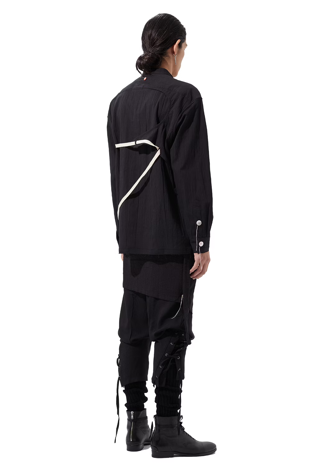 aenrmous_BORDERLINE SHIRT-PART I 1023 (Black)