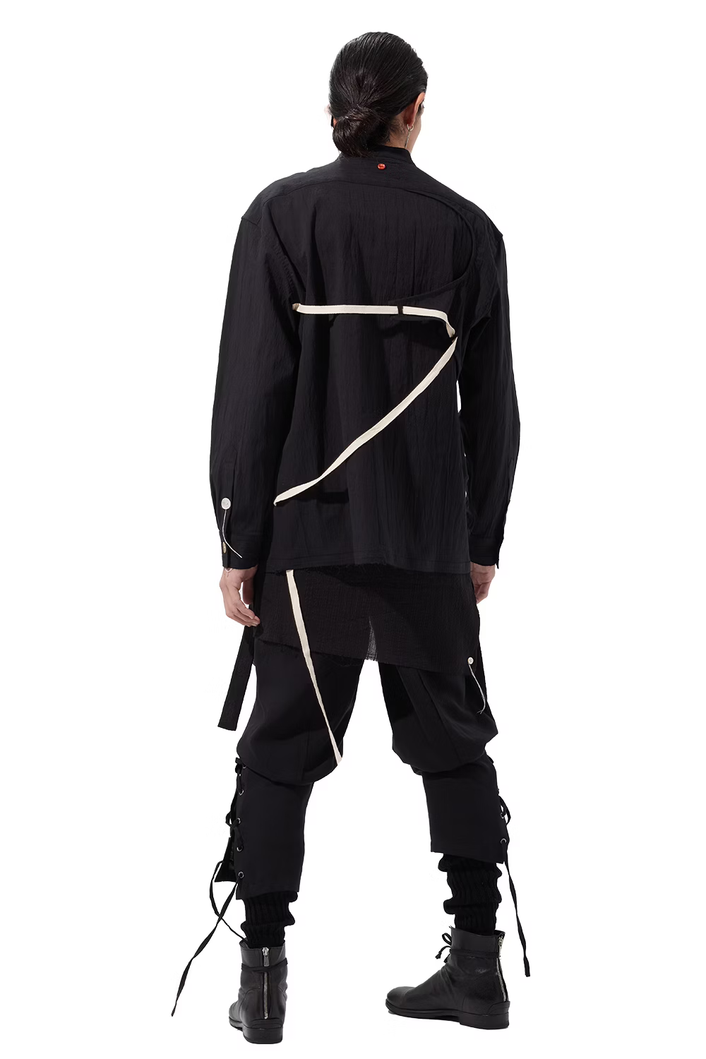 aenrmous_BORDERLINE SHIRT-PART I 1023 (Black)