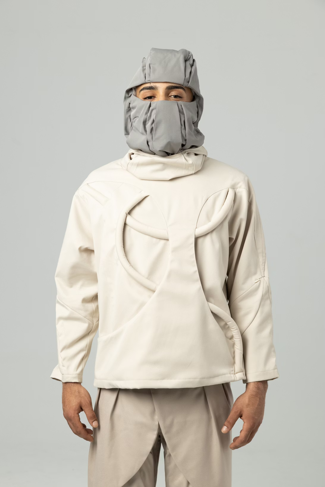 aenrmous_Spin Crevice Headpieces (Grey)
