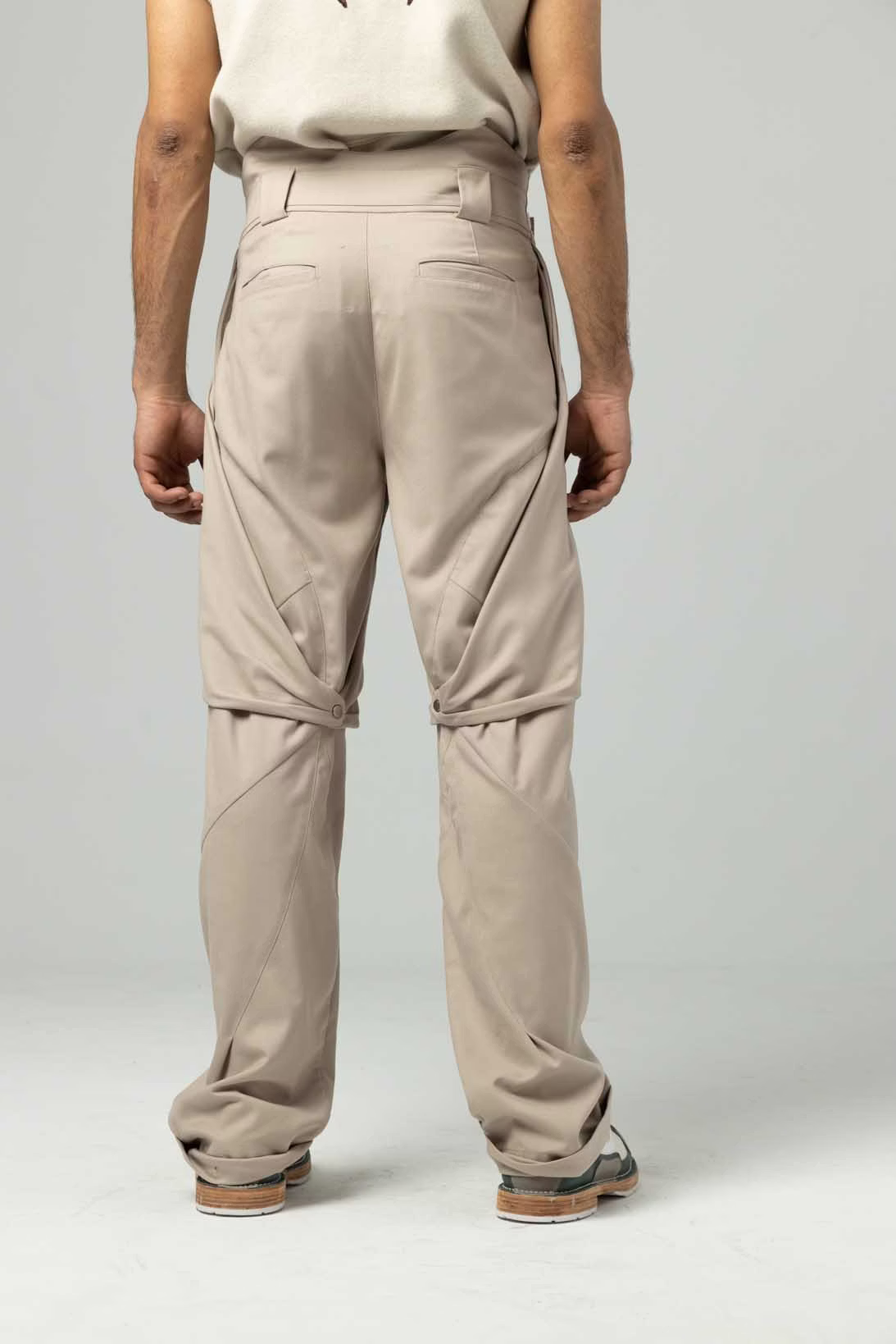aenrmous_Selcouth Merge Trousers (Stone)