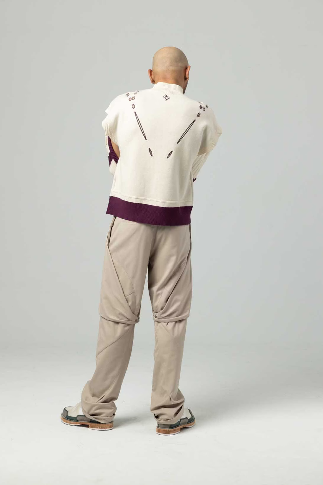 aenrmous_Selcouth Merge Trousers (Stone)