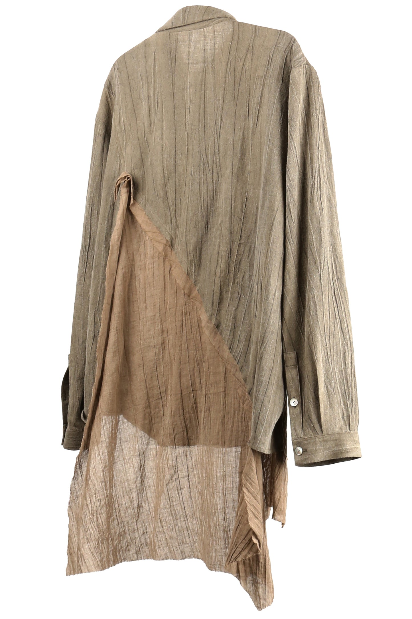 aenrmous_REVIVED SHIRT (Brown)