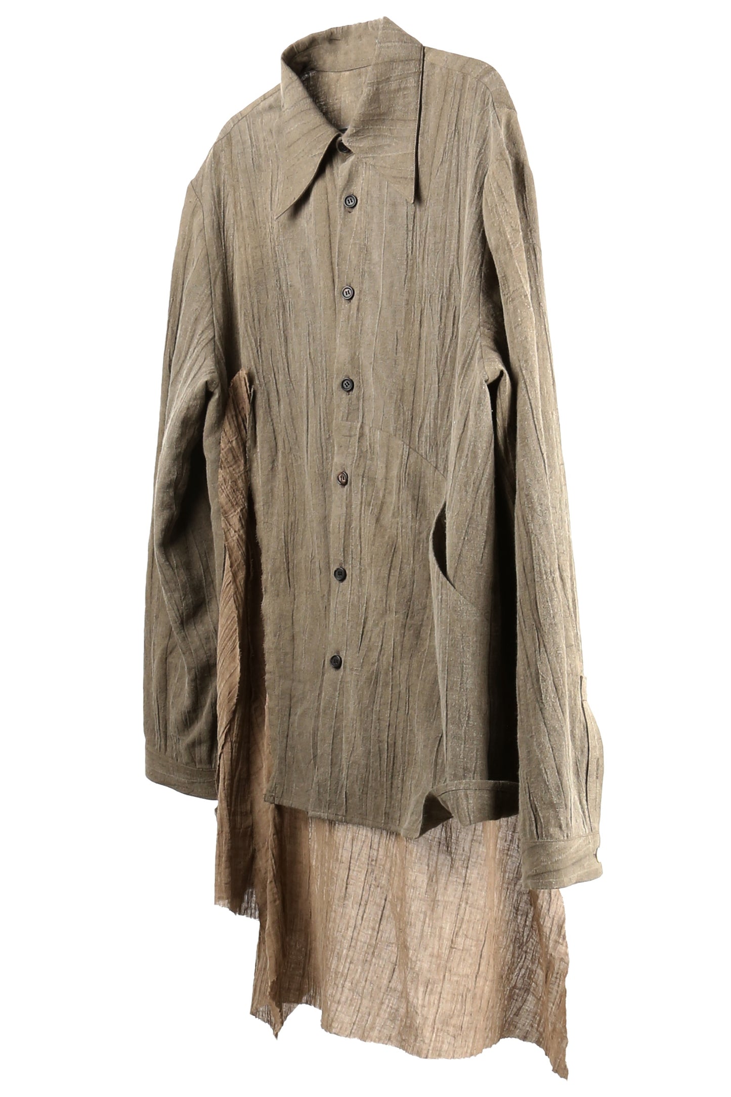 aenrmous_REVIVED SHIRT (Brown)