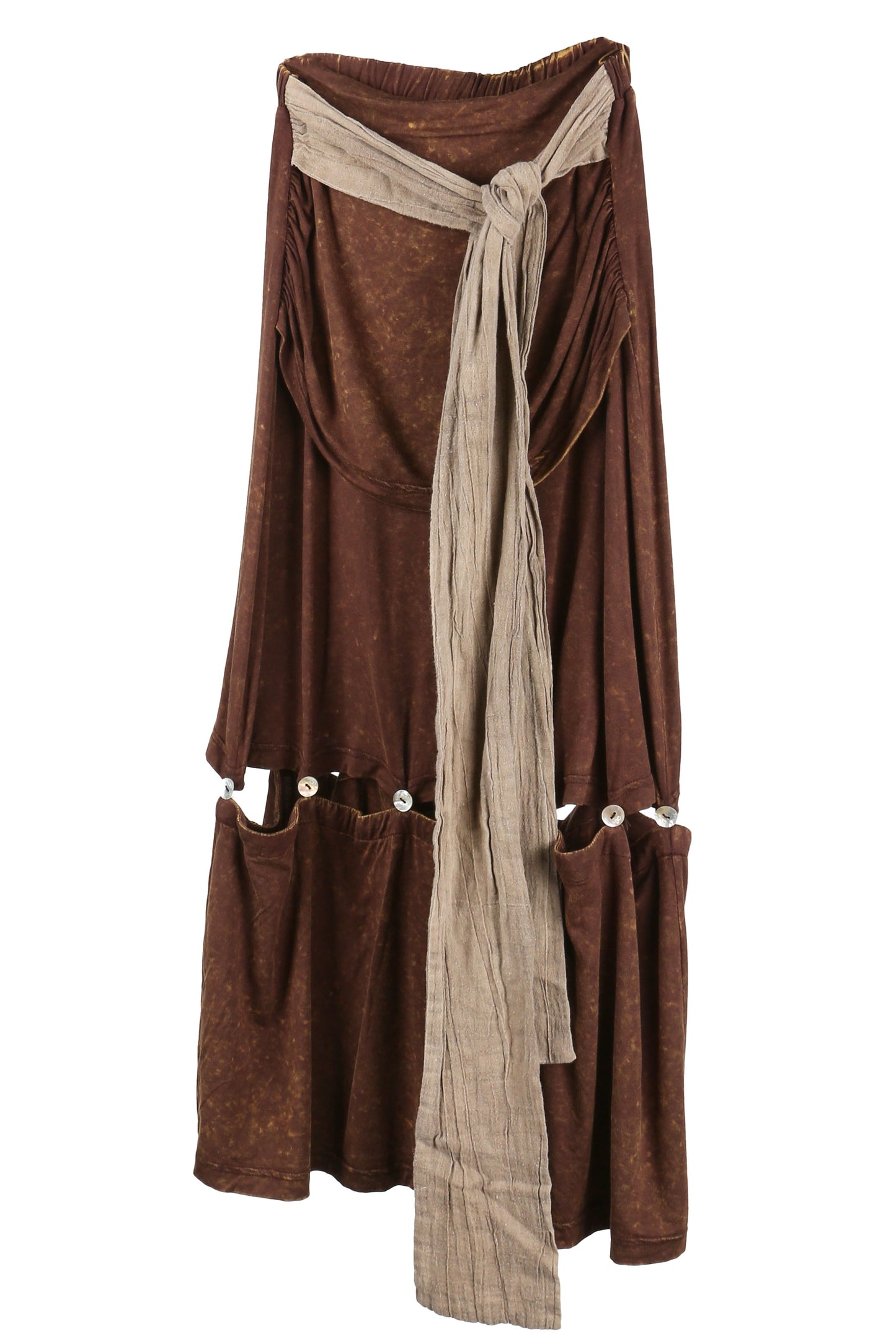 aenrmous_INLAB SKIRT (Brown)