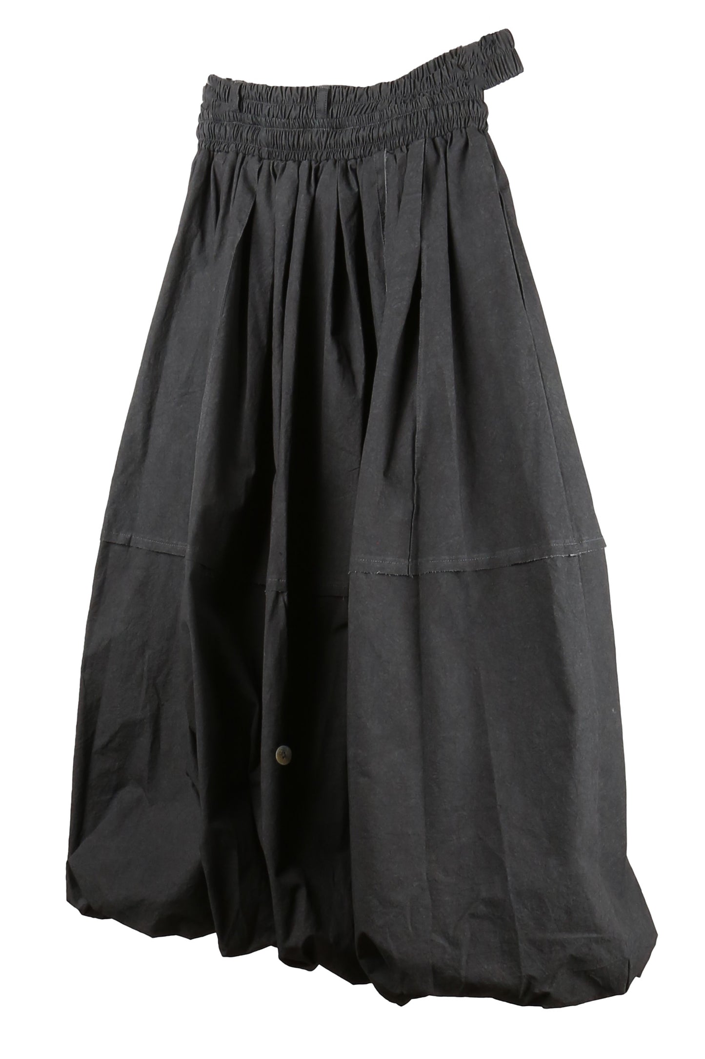 aenrmous_ROUND LEAVE PANTS (Black)