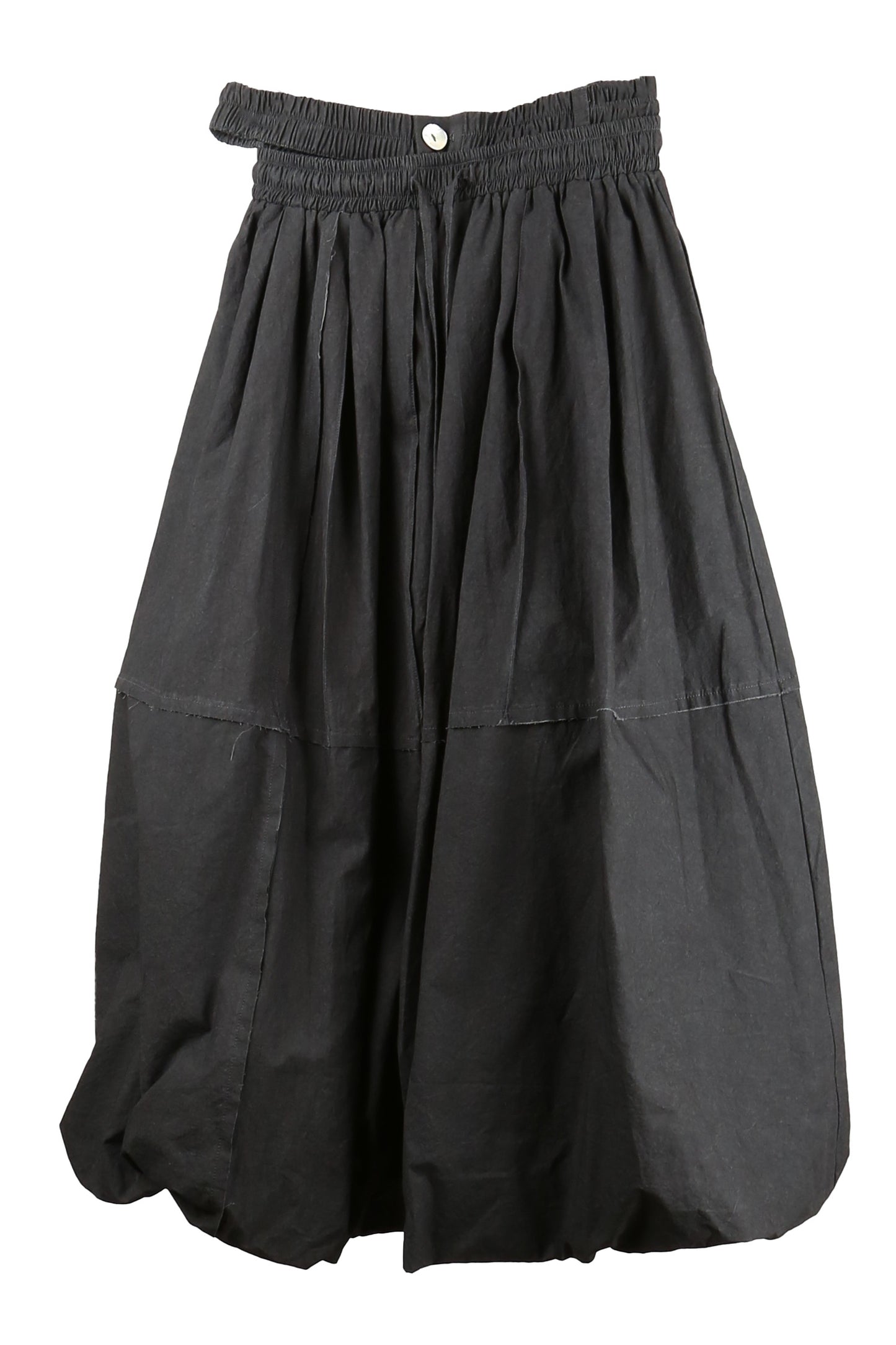 aenrmous_ROUND LEAVE PANTS (Black)