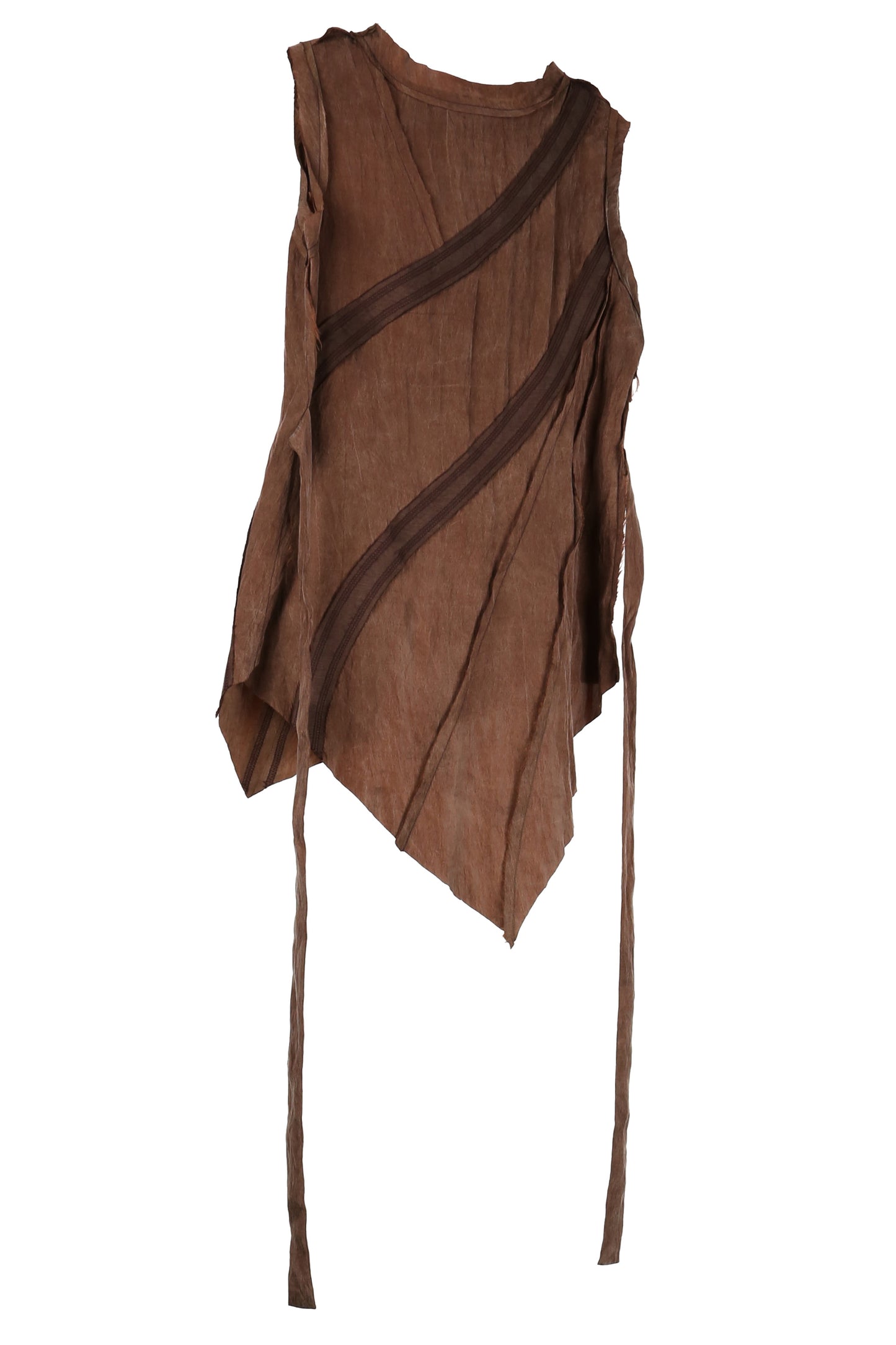 aenrmous_VENATION VEST (Brown)