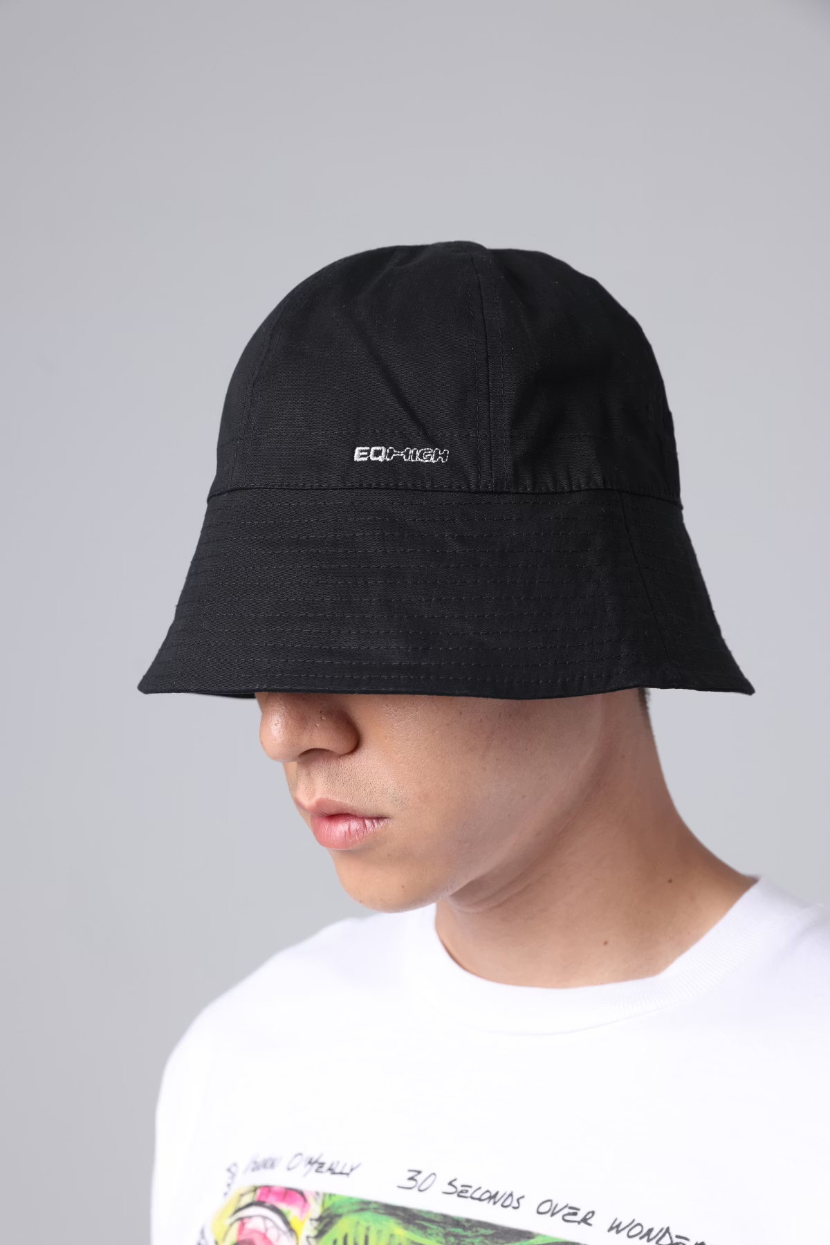 EQUALNEAR_EQ-HIGH Bucket Hat (Black)