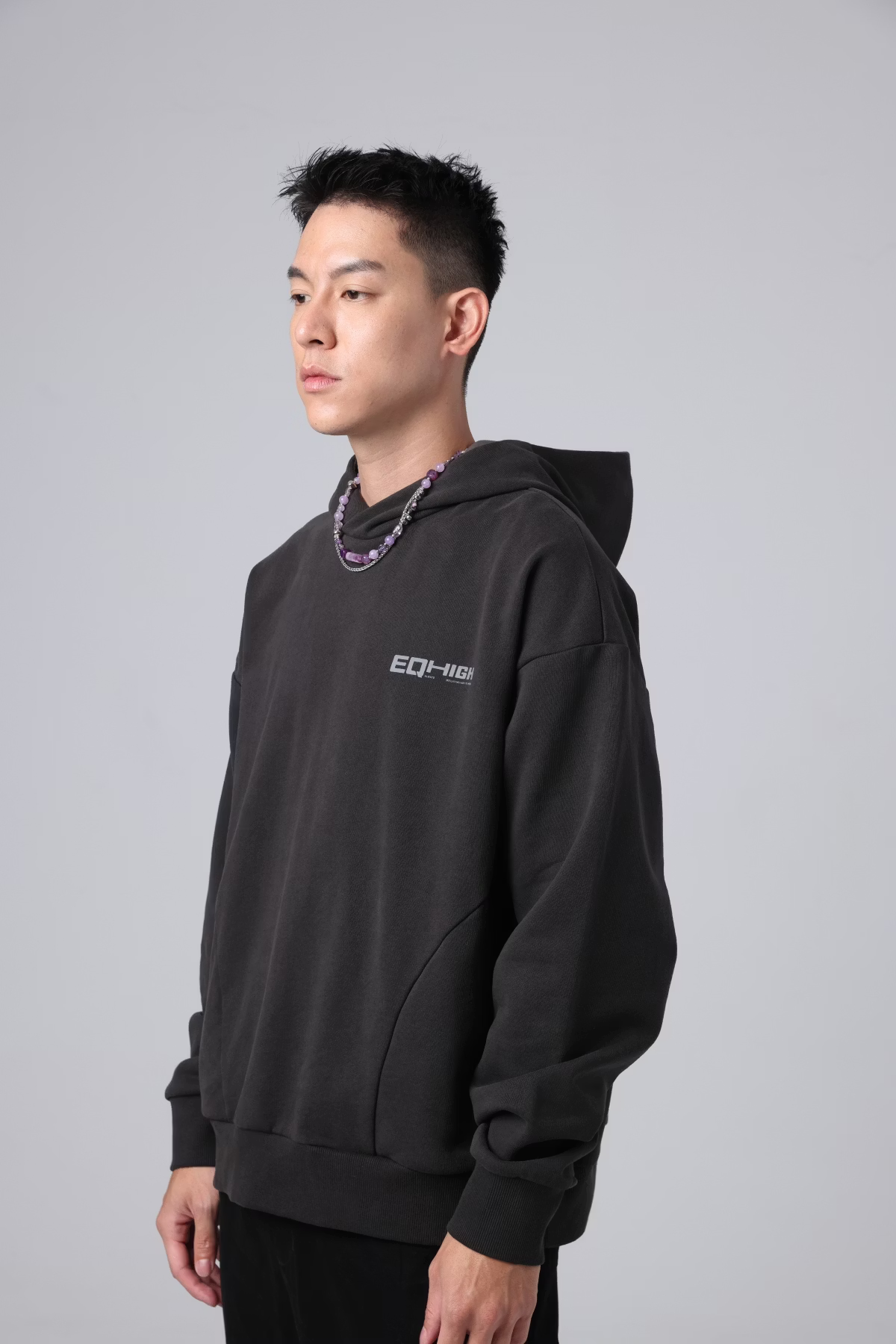 EQUALNEAR_EQ-HIGH Hoodie (Gray)