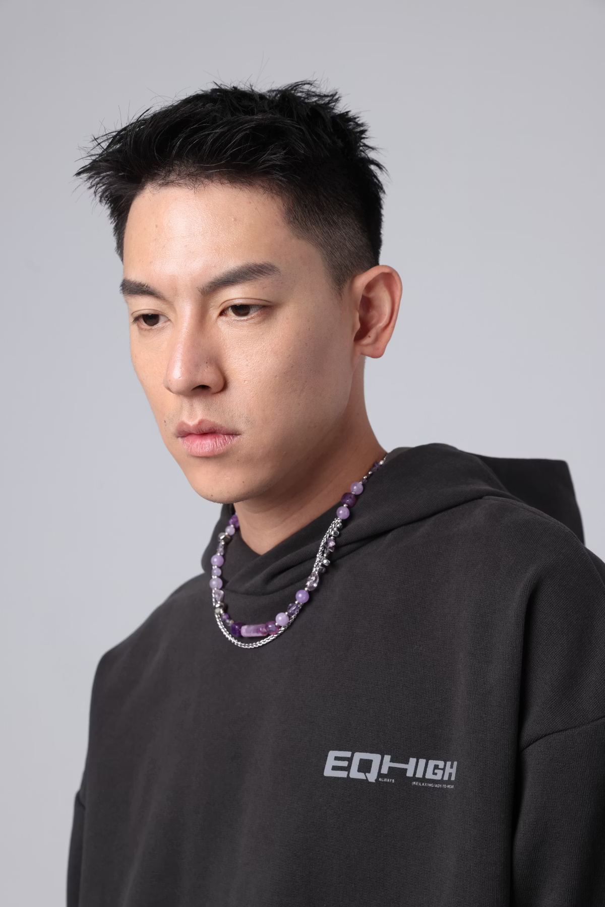 EQUALNEAR_EQ-HIGH Hoodie (Gray)