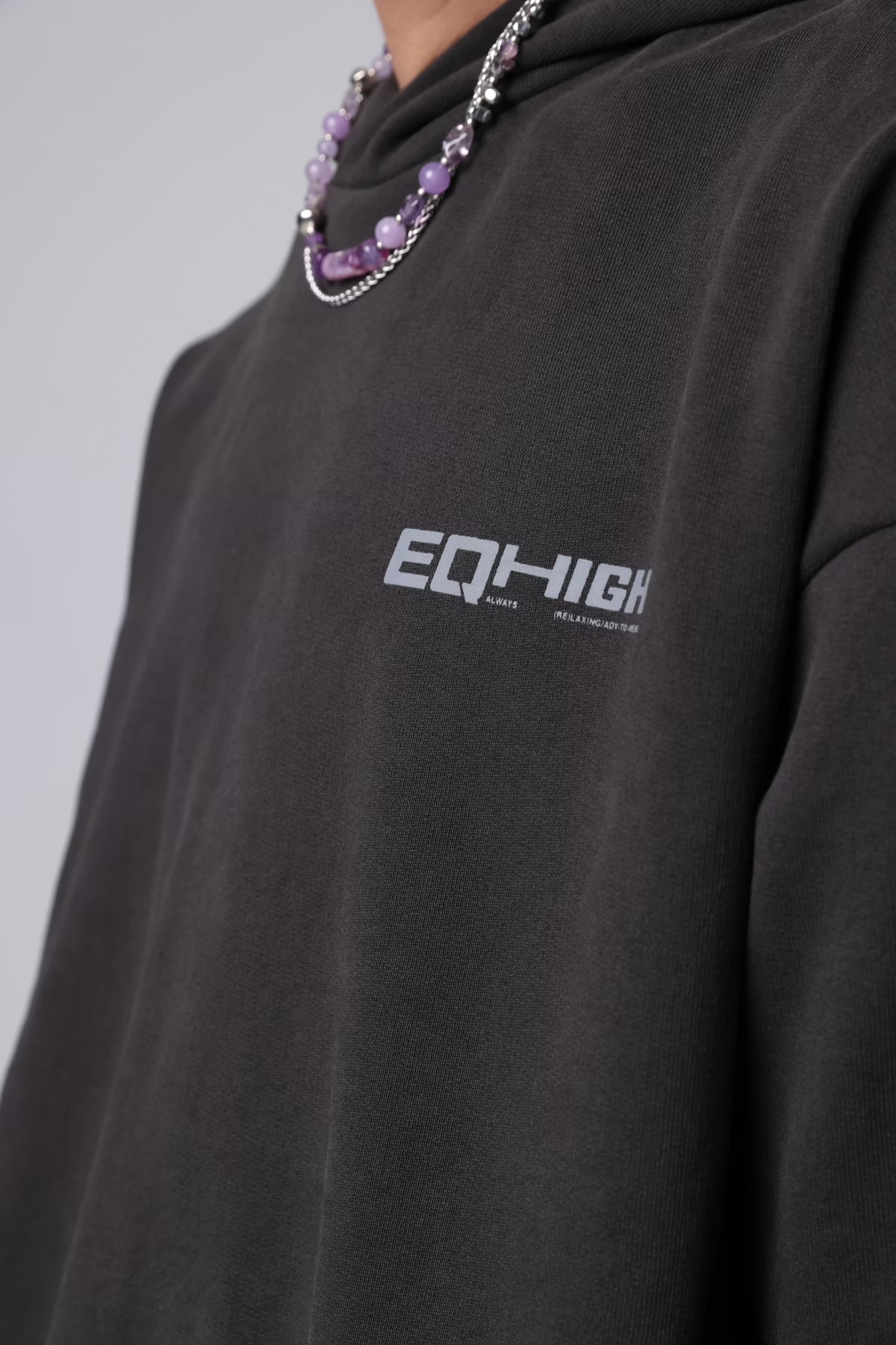 EQUALNEAR_EQ-HIGH Hoodie (Gray)