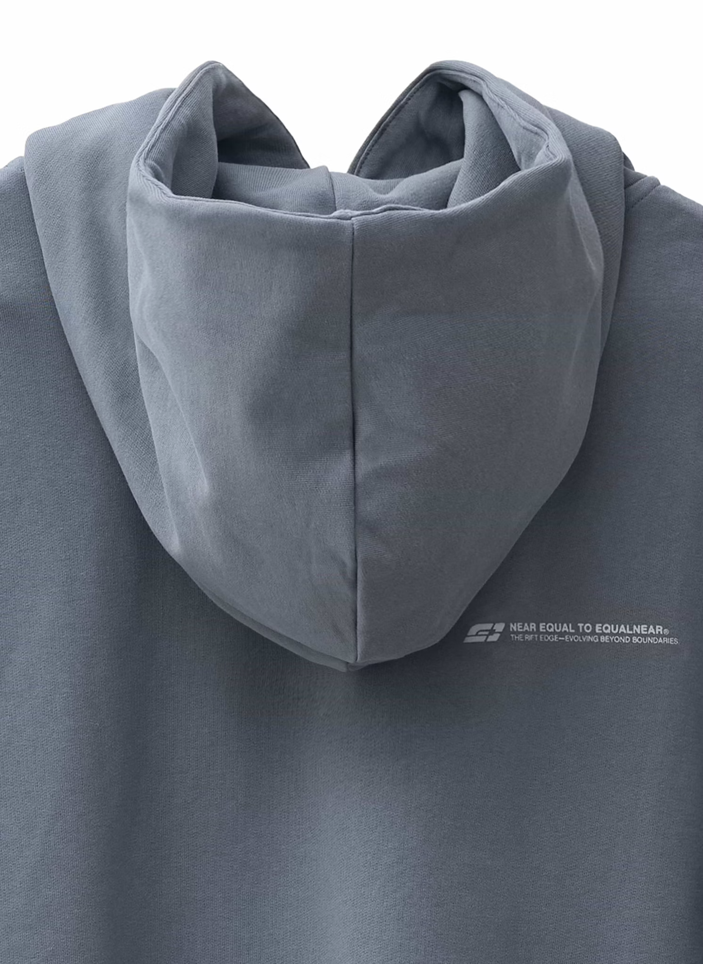 EQUALNEAR_Rift Logo Hoodie (Gray Blue)