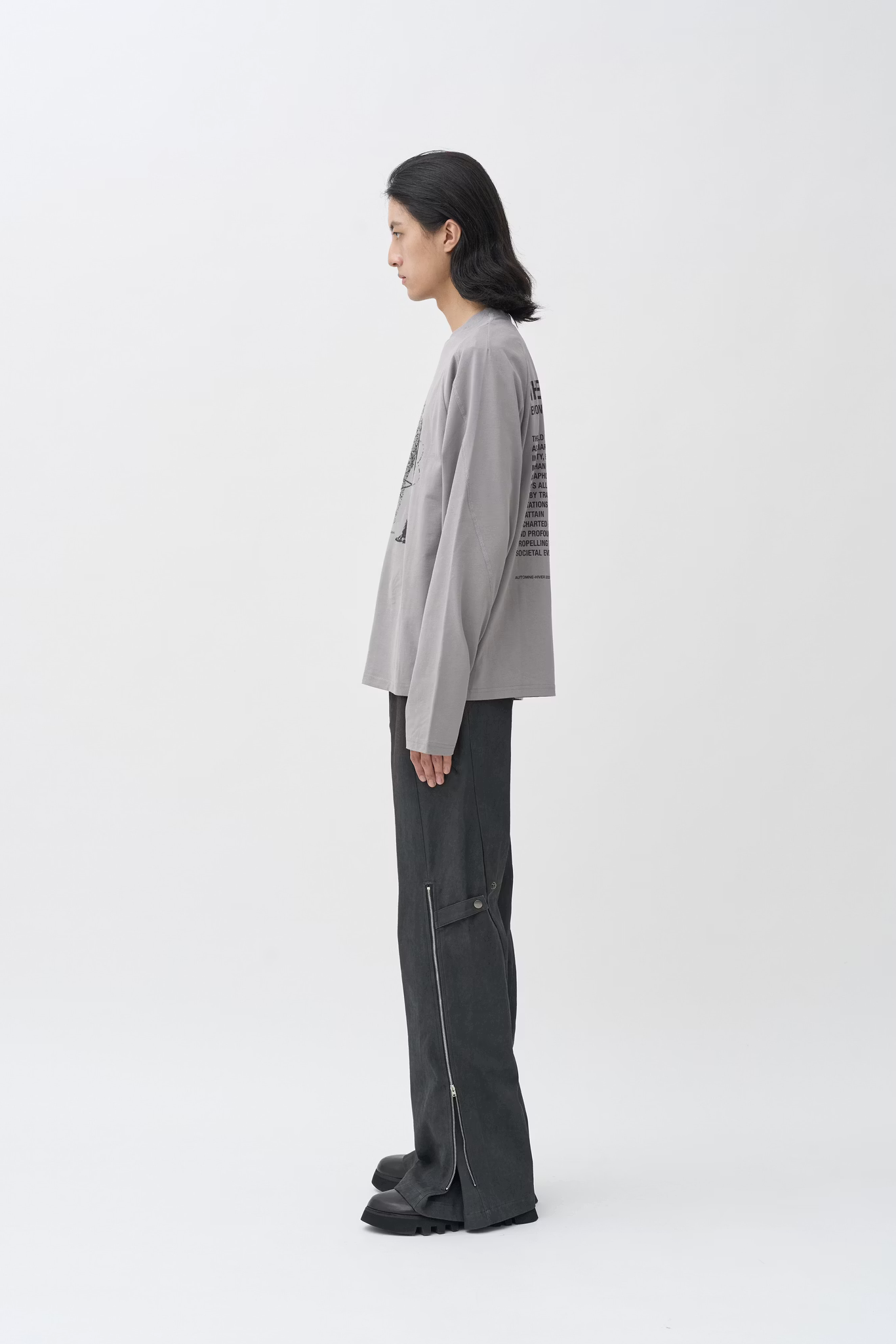 EQUALNEAR_Evolution LS Tee (Gray)