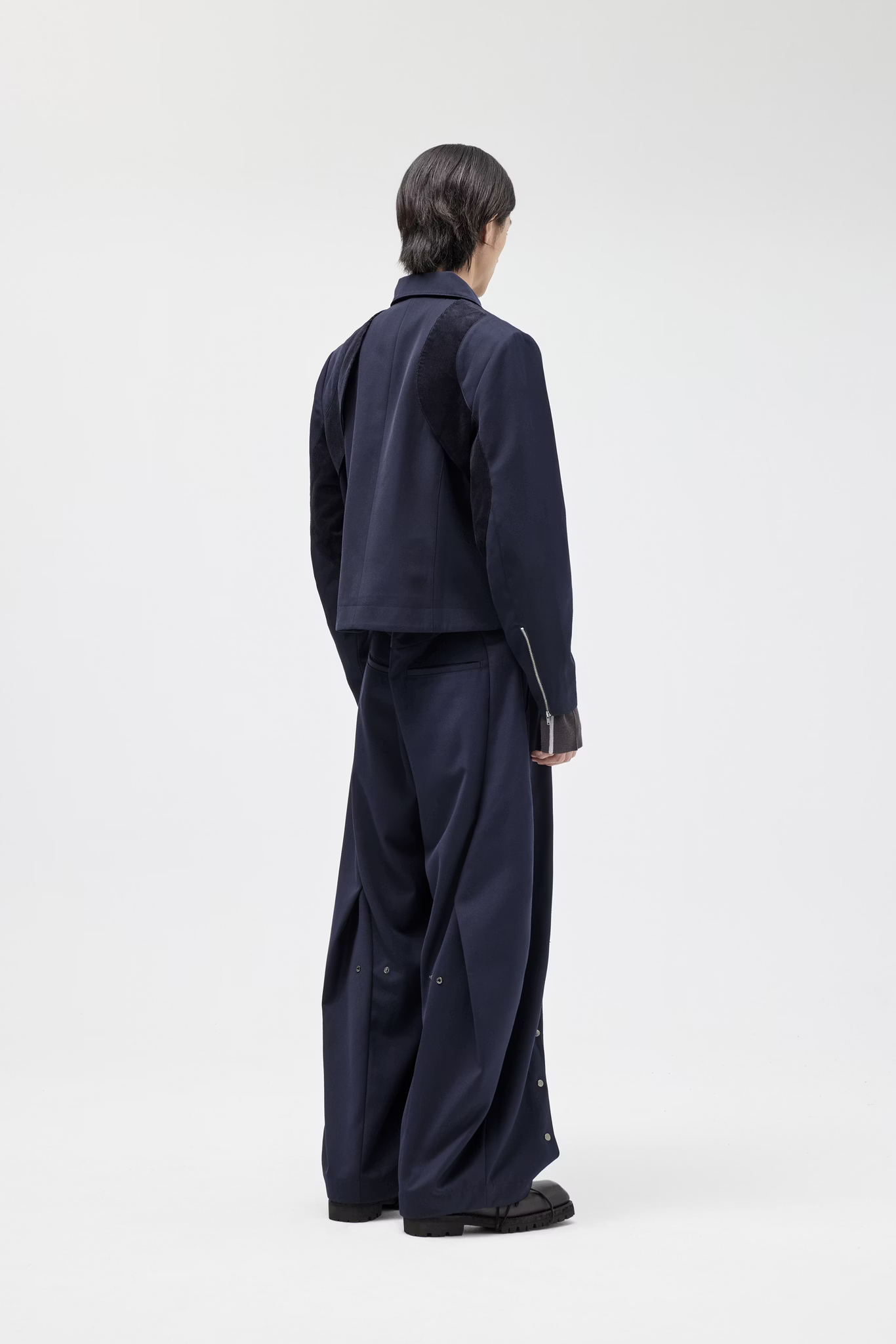 EQUALNEAR_Horizon Wide Pants (Blue)