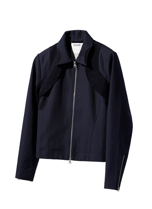 EQUALNEAR_Ouroboros Work Jacket (Blue)