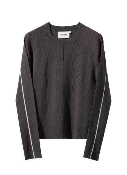 EQUALNEAR_Trails Knit Sweater (Gray)