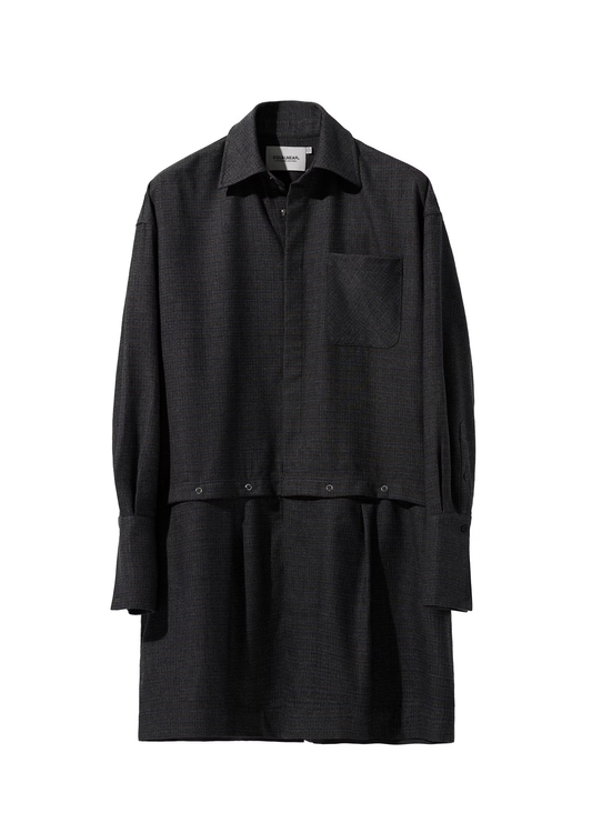 EQUALNEAR_Dawn Shirt Jacket (Gray)