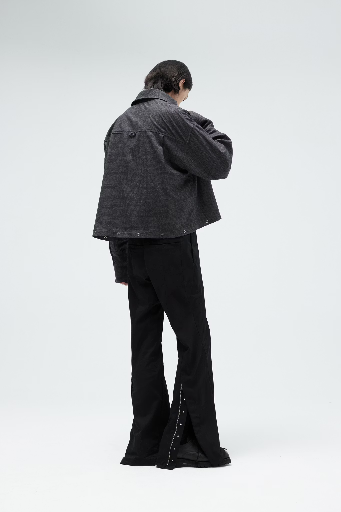 EQUALNEAR_Dawn Shirt Jacket (Gray)
