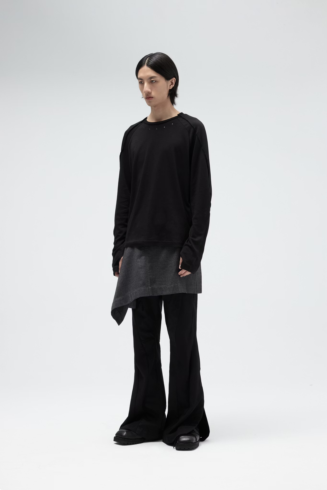 EQUALNEAR_Dawn Shirt Jacket (Gray)