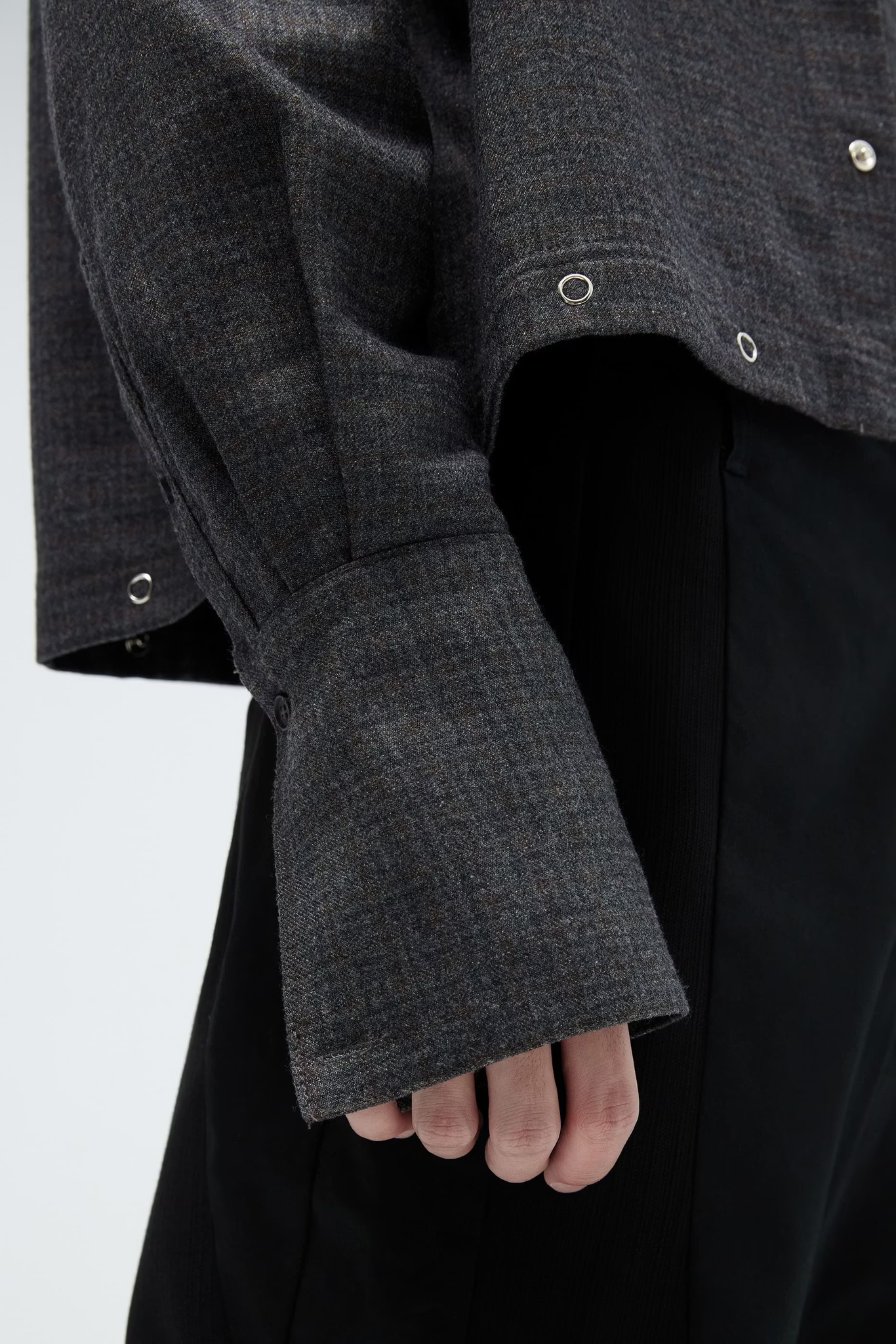 EQUALNEAR_Dawn Shirt Jacket (Gray)