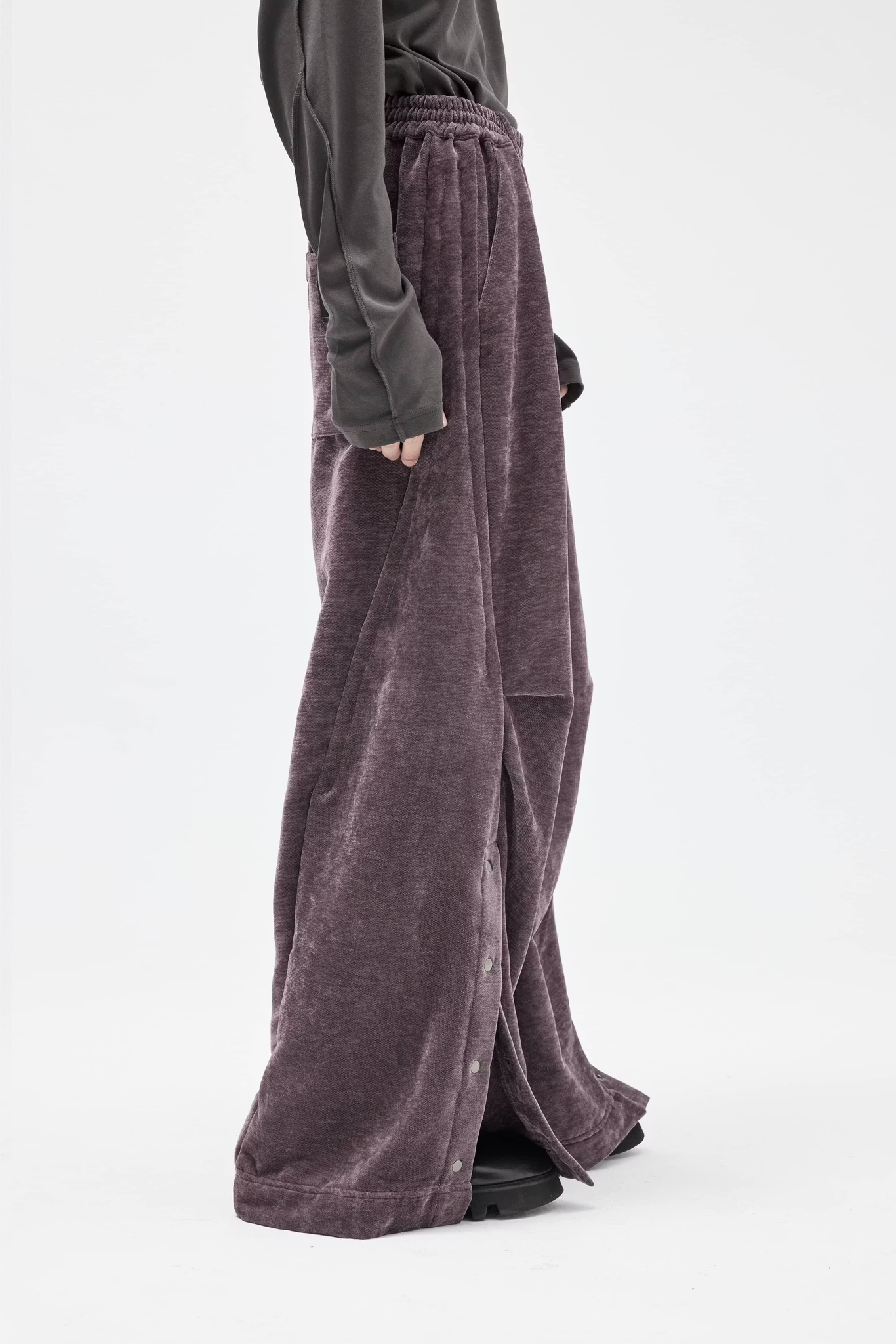 EQUALNEAR_Blanket Sweatpants (Brown)
