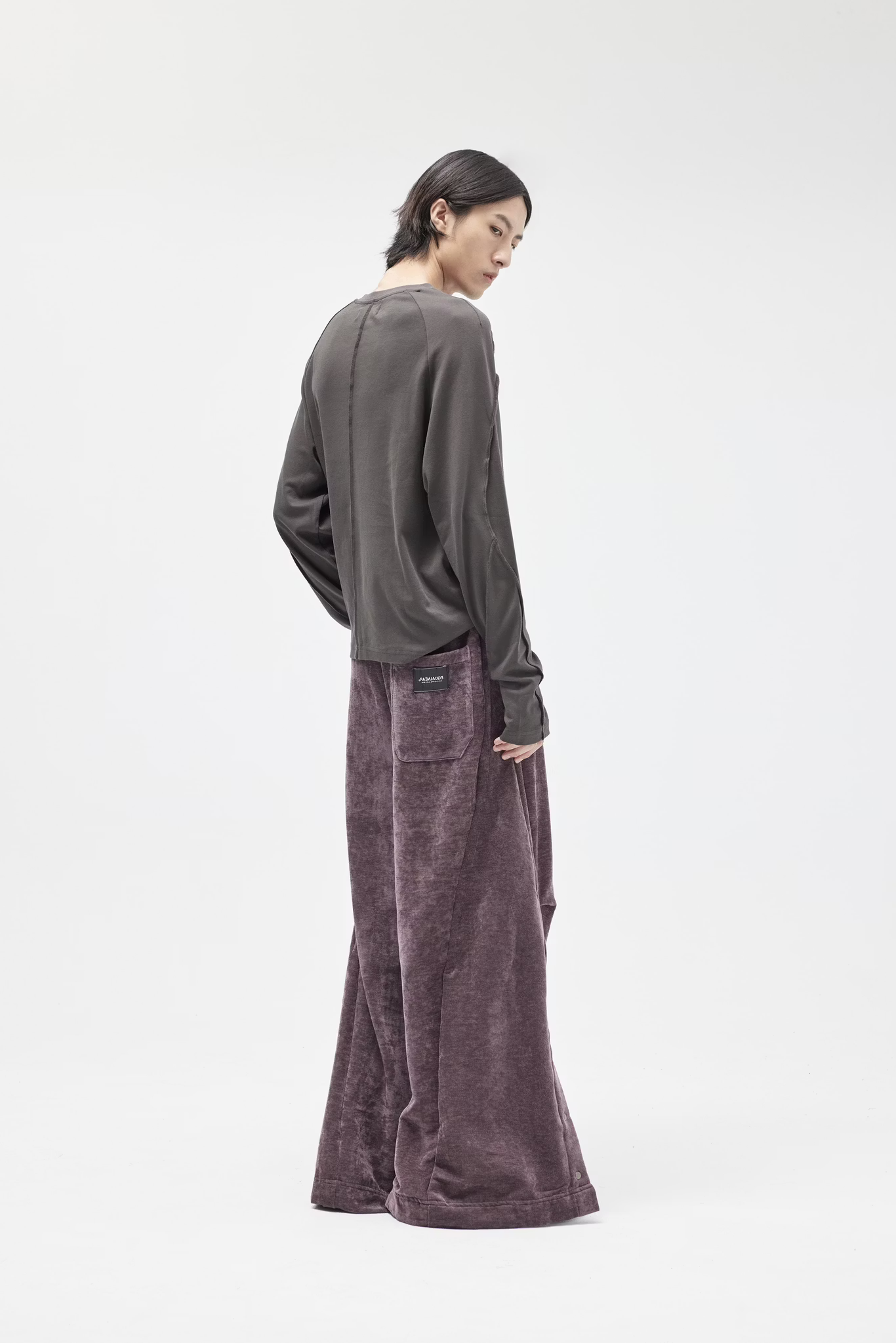 EQUALNEAR_Blanket Sweatpants (Brown)