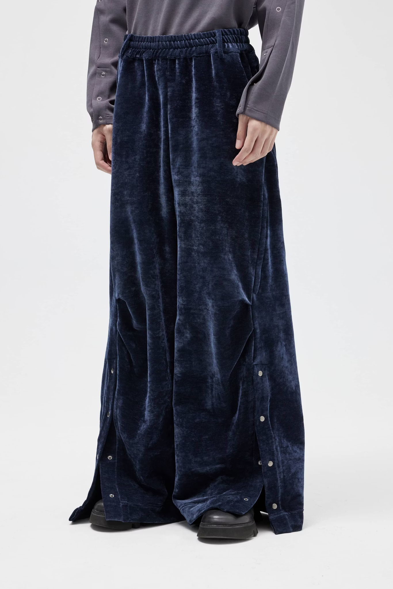 EQUALNEAR_Blanket Sweatpants (Blue)