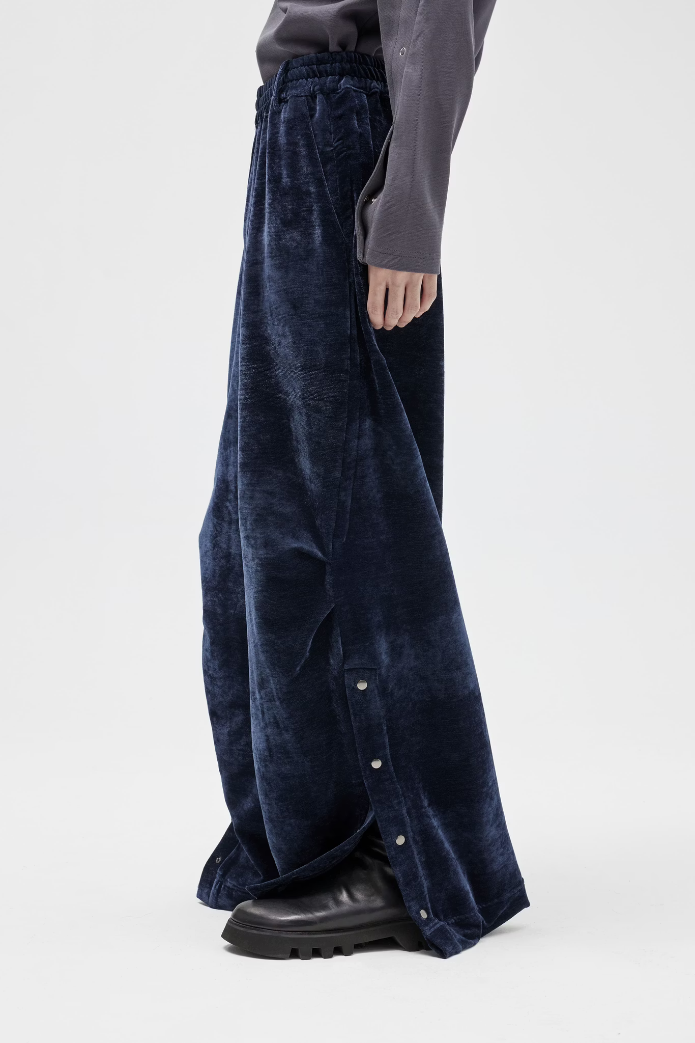 EQUALNEAR_Blanket Sweatpants (Blue)