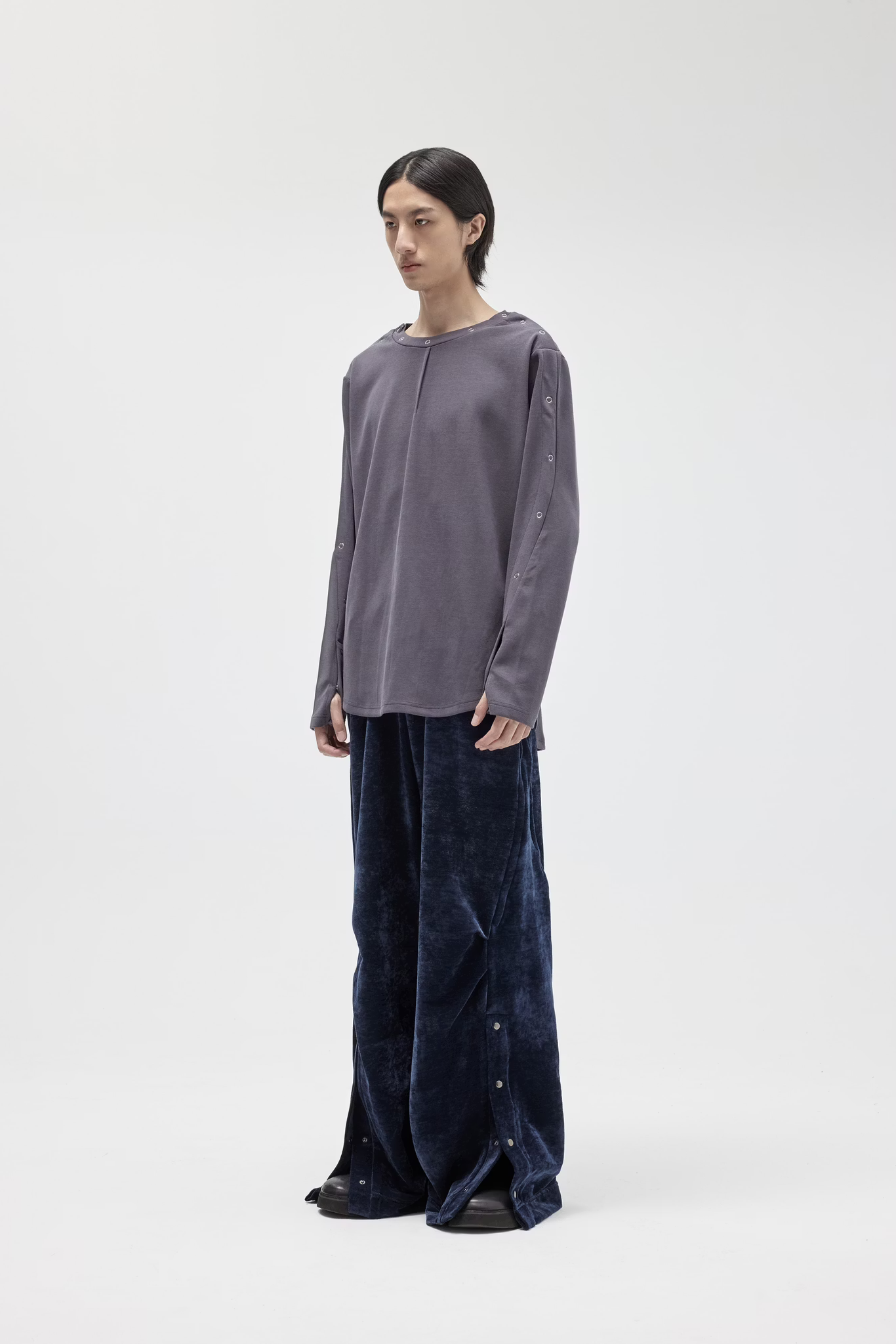 EQUALNEAR_Blanket Sweatpants (Blue)