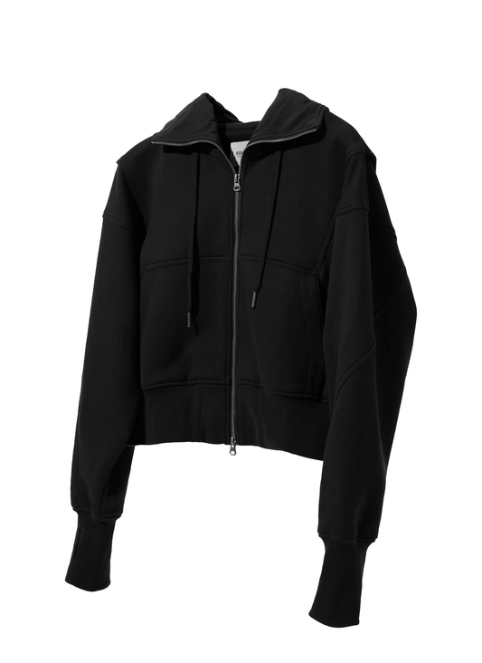 EQUALNEAR_Wiz Zip Hoodie (Black)