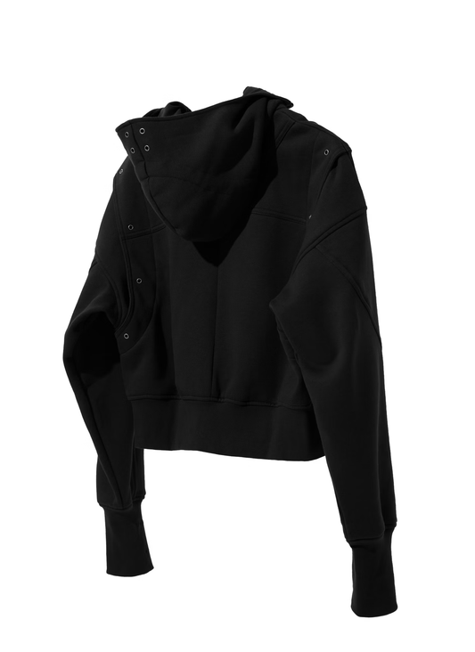EQUALNEAR_Wiz Zip Hoodie (Black)