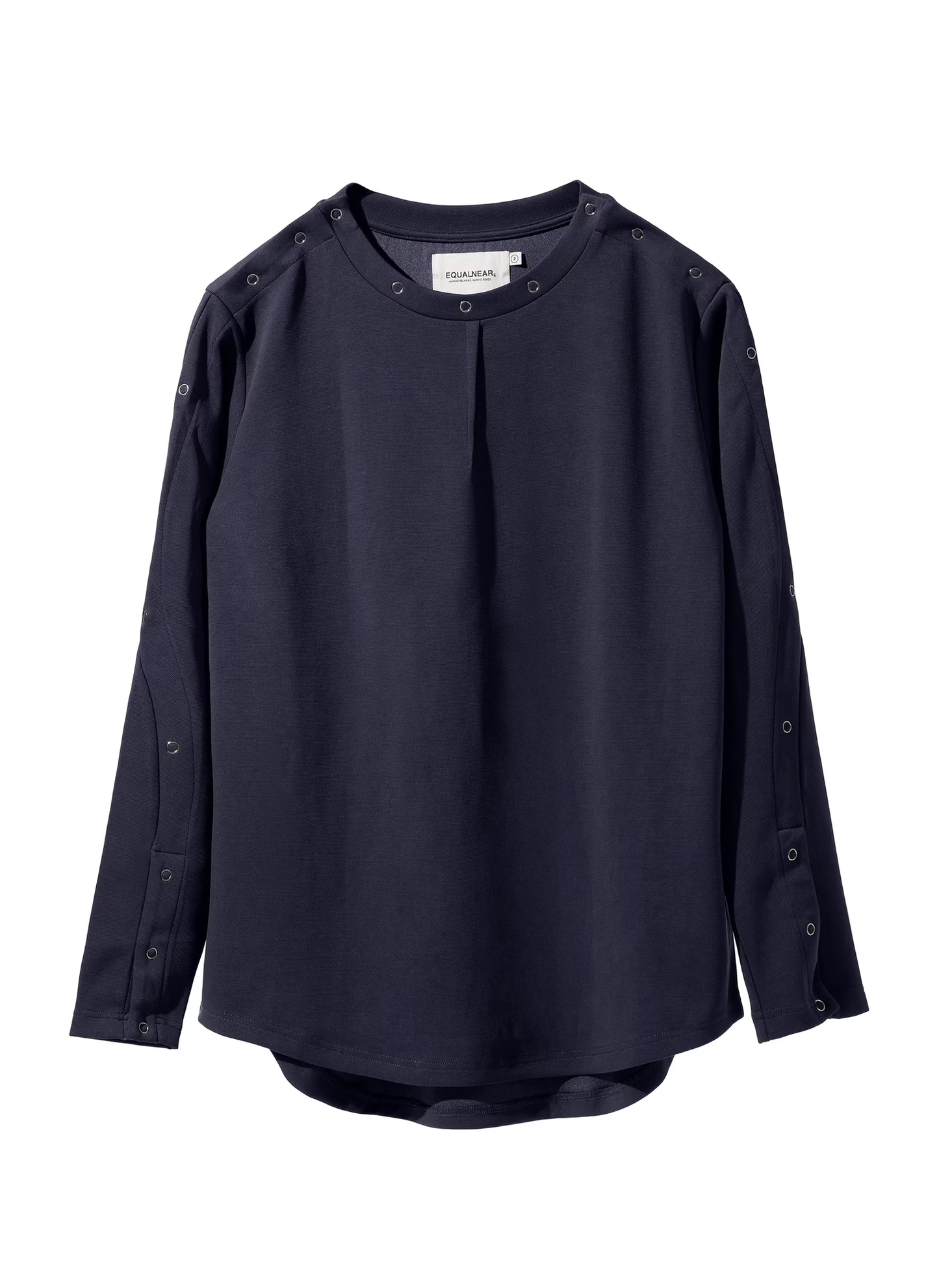EQUALNEAR_Astro Henley Sweatshirt (Blue)