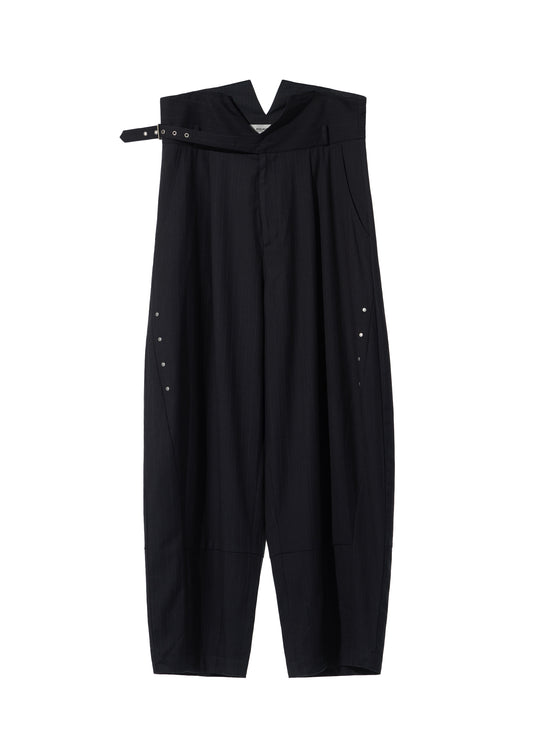 EQUALNEAR_Groundline Wide Pants (Black)