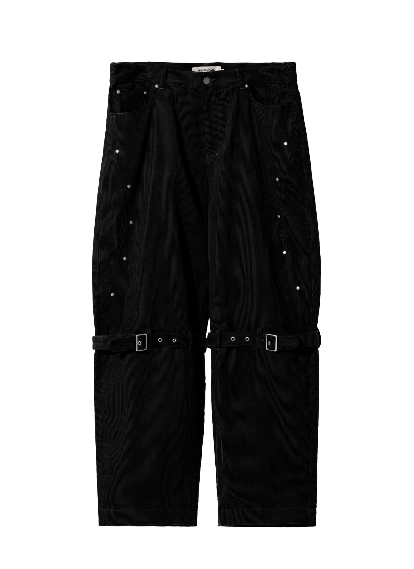 EQUALNEAR_Rover Cord Pants (Black)