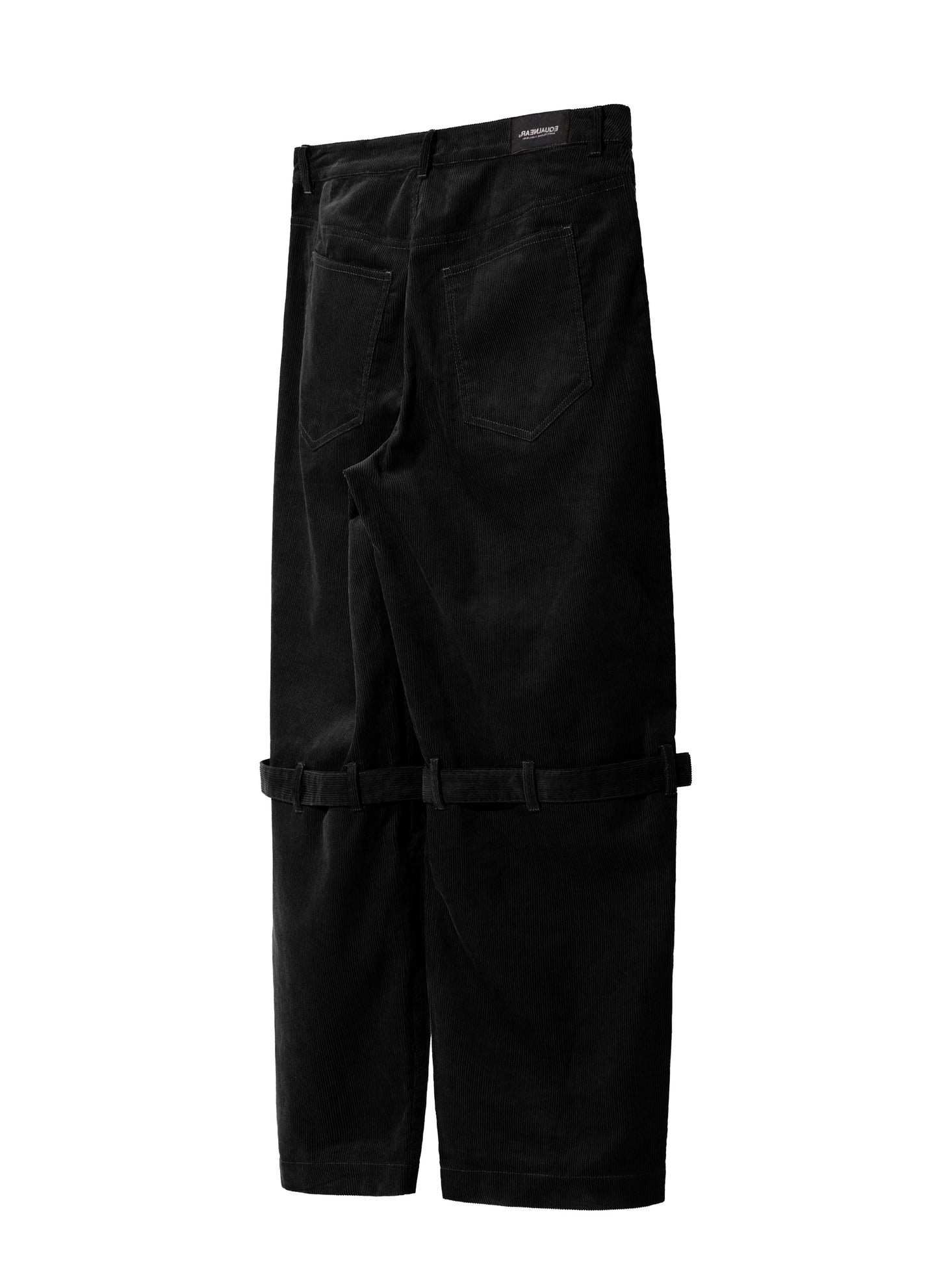 EQUALNEAR_Rover Cord Pants (Black)